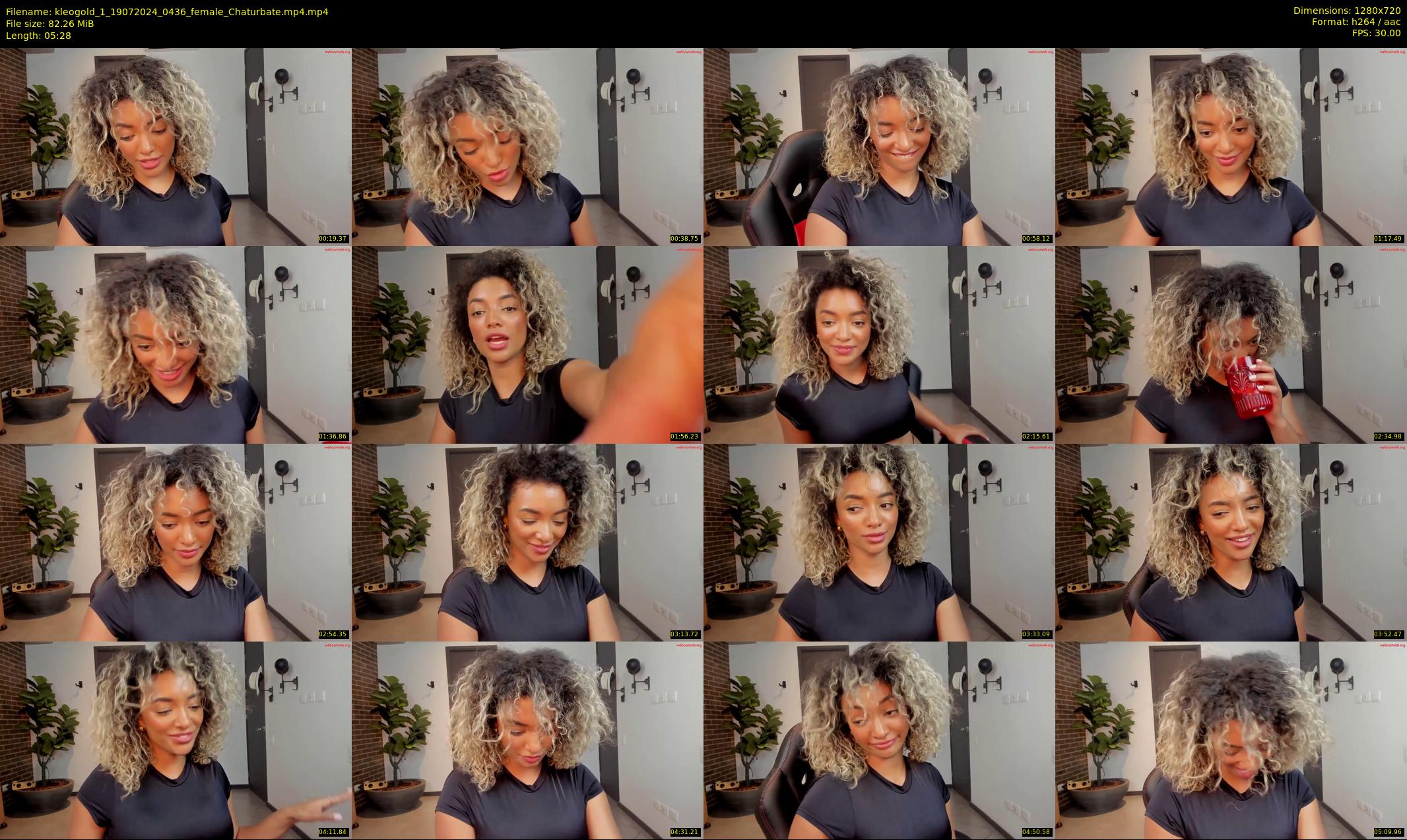kleogold_1 — 6 minute Chaturbate female cam show recording, 720p, Jul 19, 2024