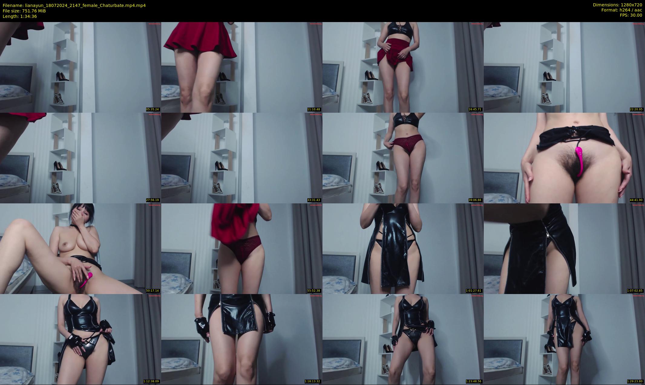 lianayun — 95 minute Chaturbate female cam show recording, 720p, Jul 18, 2024