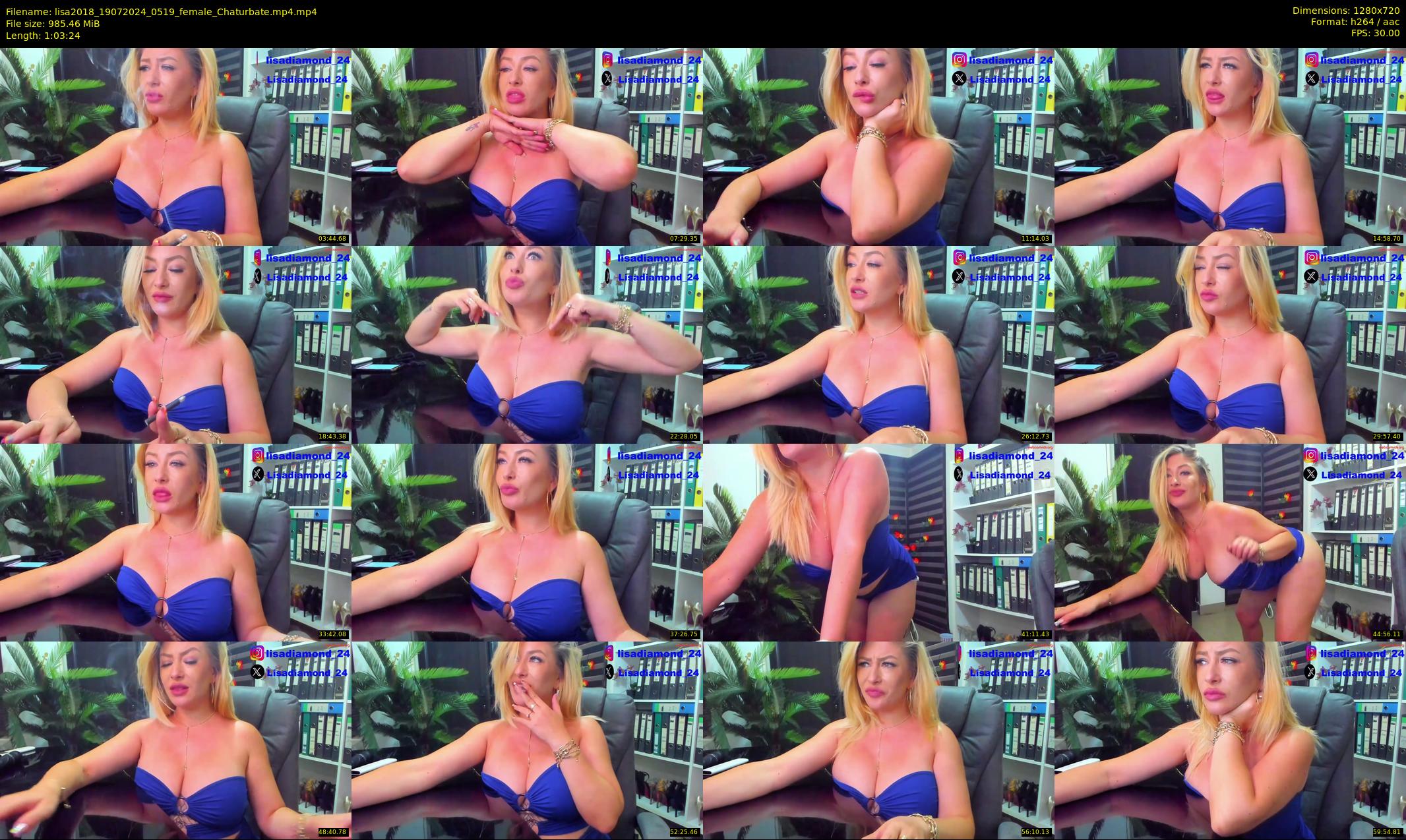 lisa2018 — 64 minute Chaturbate female cam show recording, 720p, Jul 19, 2024