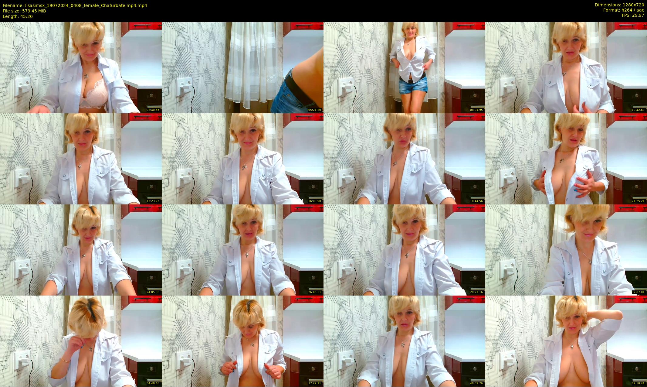 lisasimsx — 46 minute Chaturbate female cam show recording, 720p, Jul 19, 2024