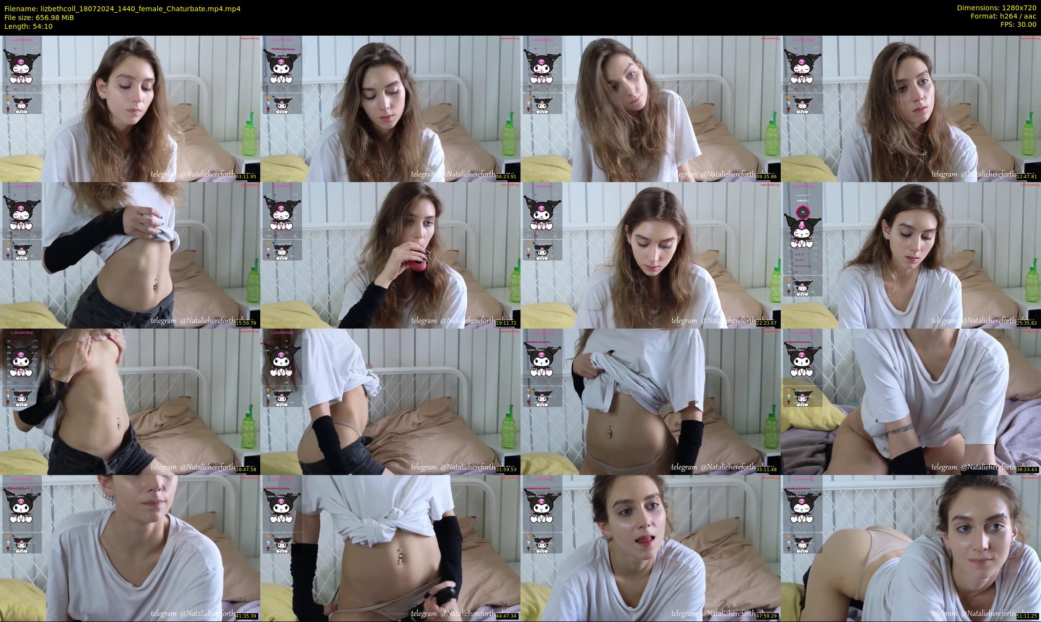 lizbethcoll — 55 minute Chaturbate female cam show recording, 720p, Jul 18, 2024