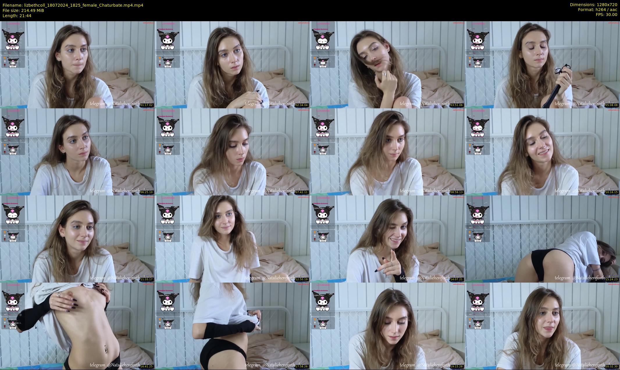 lizbethcoll — 22 minute Chaturbate female cam show recording, 720p, Jul 18, 2024