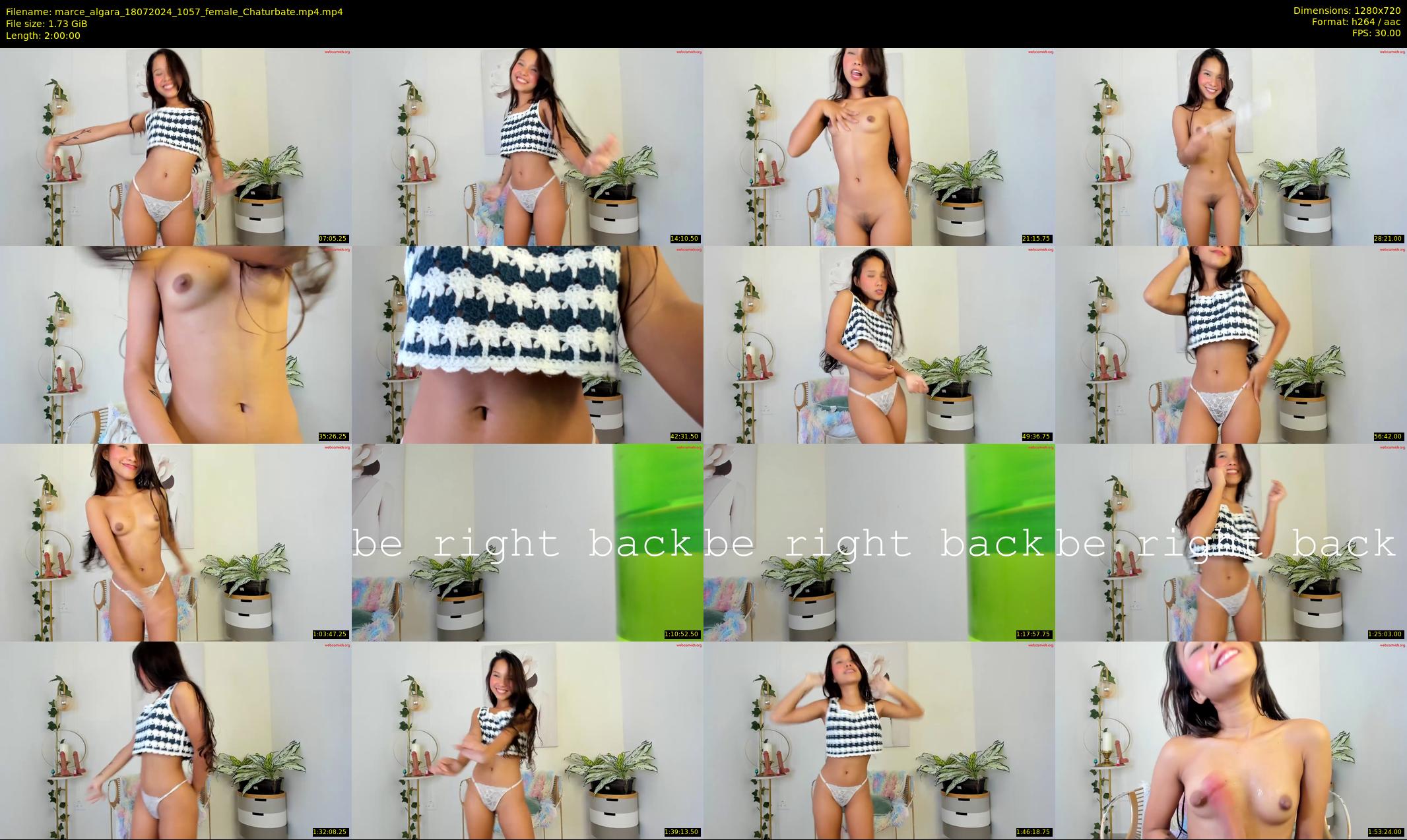 marce_algara — 120 minute Chaturbate female cam show recording, 720p, Jul 18, 2024