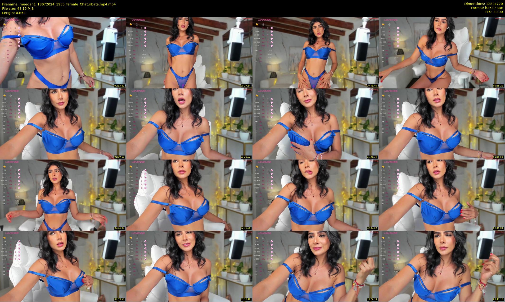 meegan1 — 4 minute Chaturbate female cam show recording, 720p, Jul 18, 2024