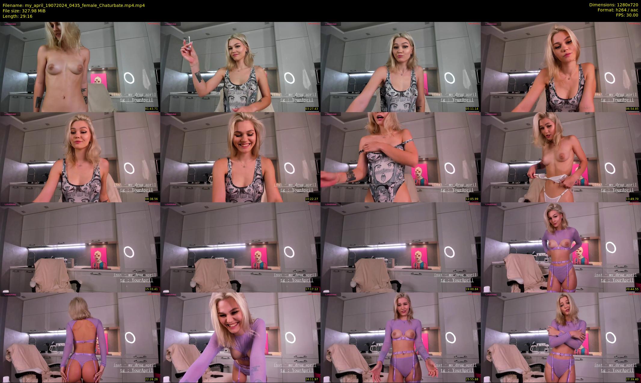 my_april — 30 minute Chaturbate female cam show recording, 720p, Jul 19, 2024