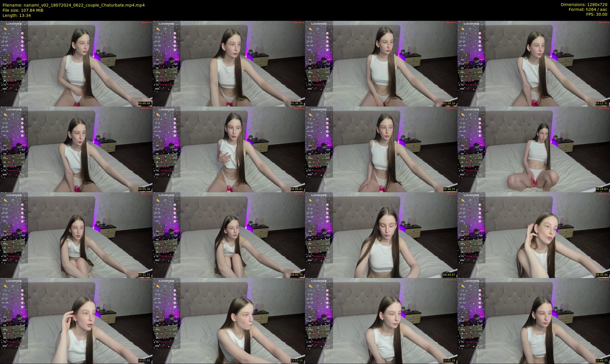 nanami_v02 — 14 minute Chaturbate couple cam show recording, 720p, Jul 18, 2024