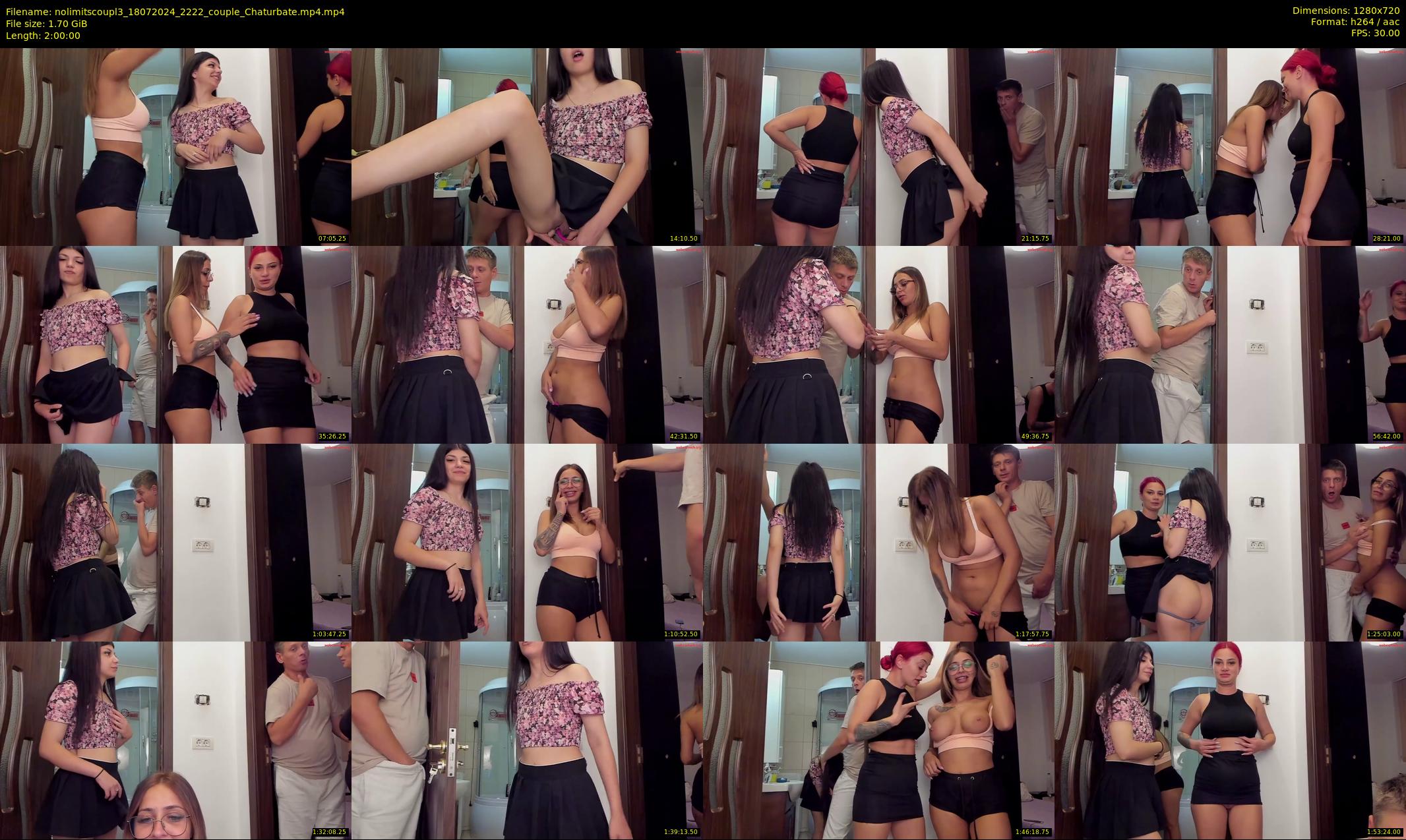 nolimitscoupl3 — 120 minute Chaturbate couple cam show recording, 720p, Jul 18, 2024