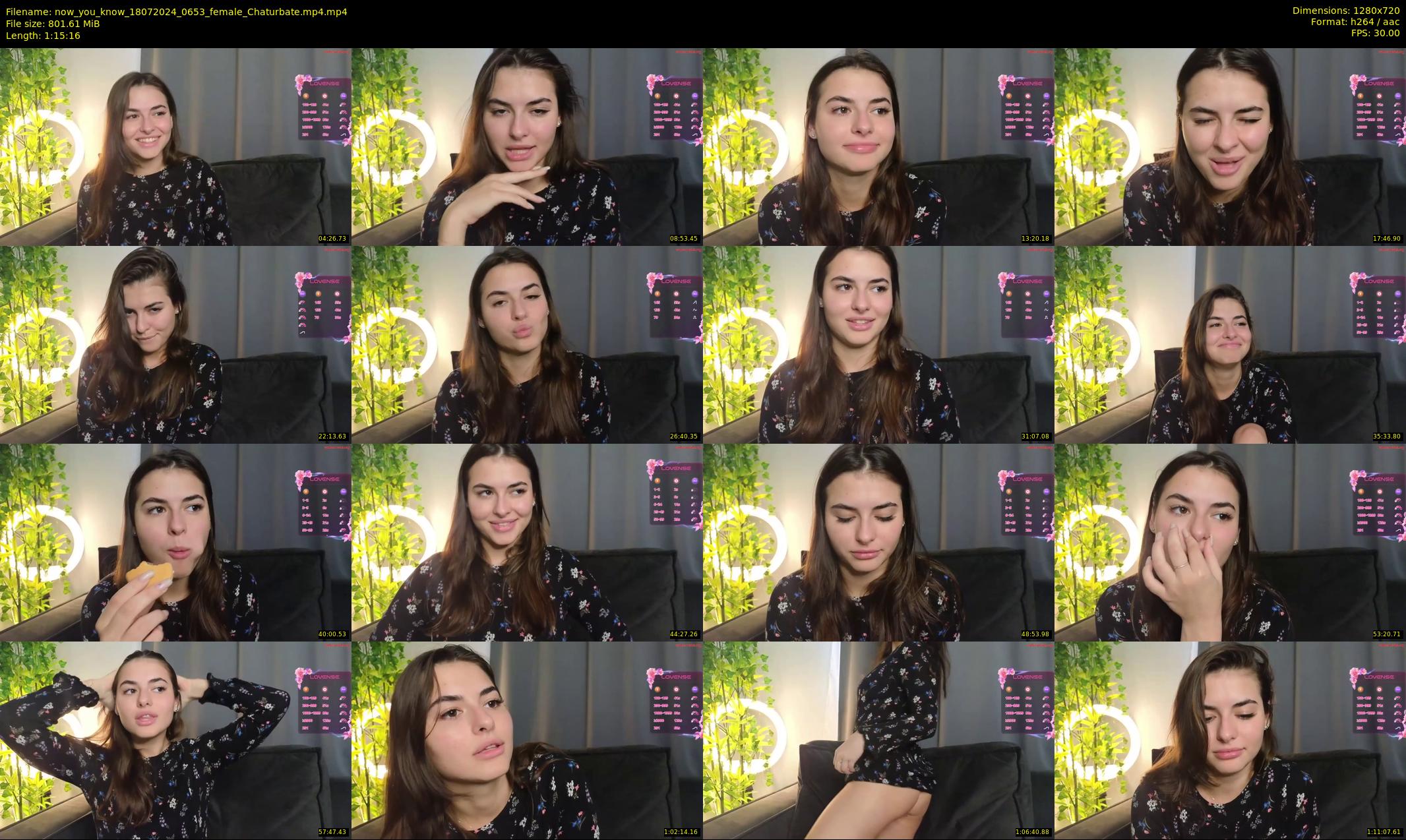 now_you_know — 76 minute Chaturbate female cam show recording, 720p, Jul 18, 2024