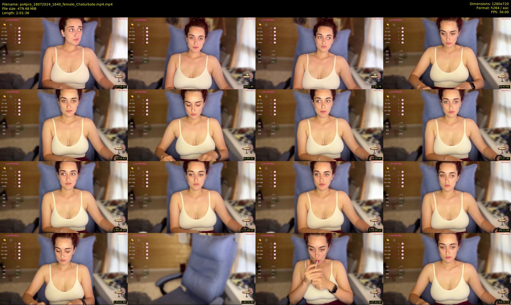 ps4pro — 122 minute Chaturbate female cam show recording, 720p, Jul 18, 2024
