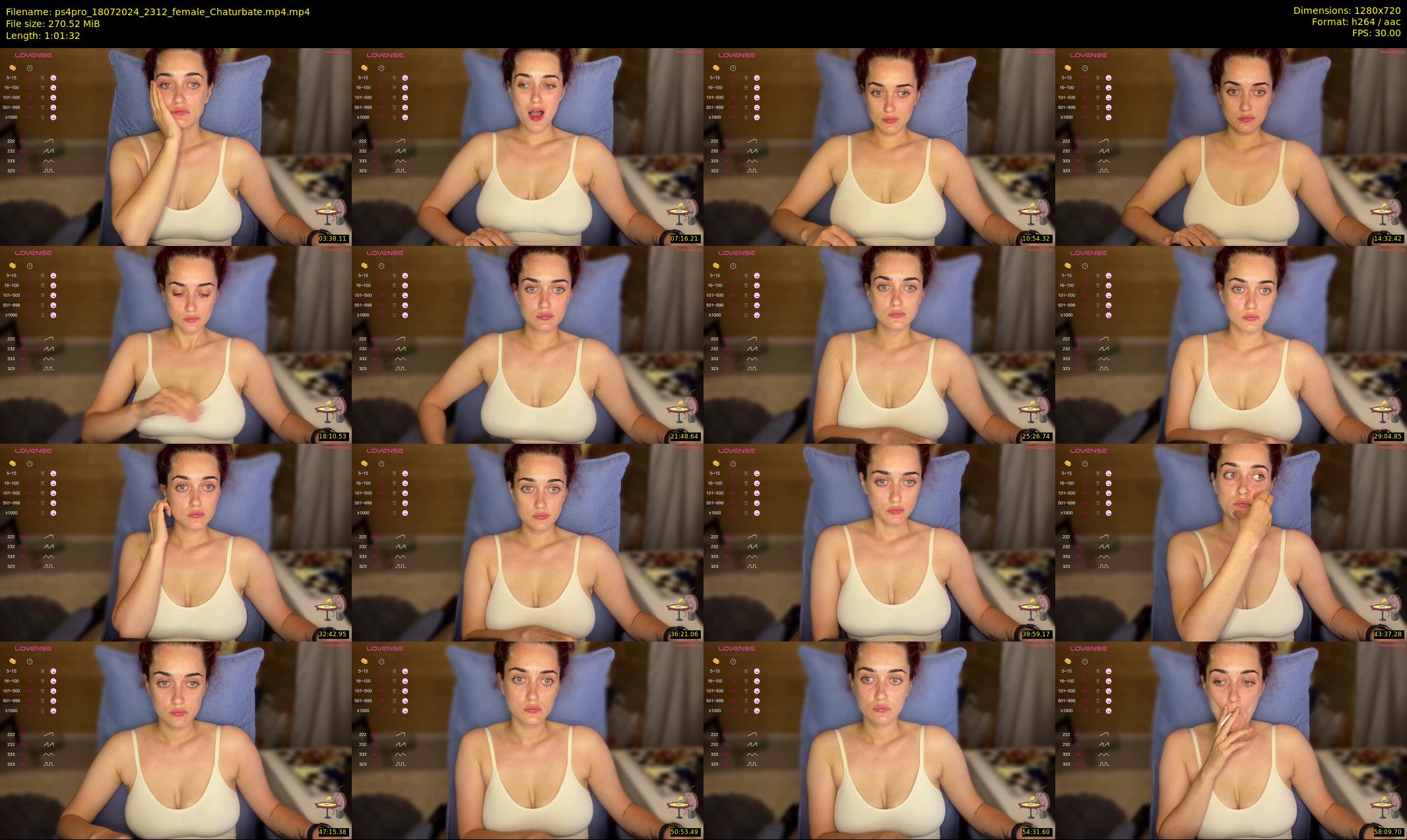 ps4pro — 62 minute Chaturbate female cam show recording, 720p, Jul 18, 2024