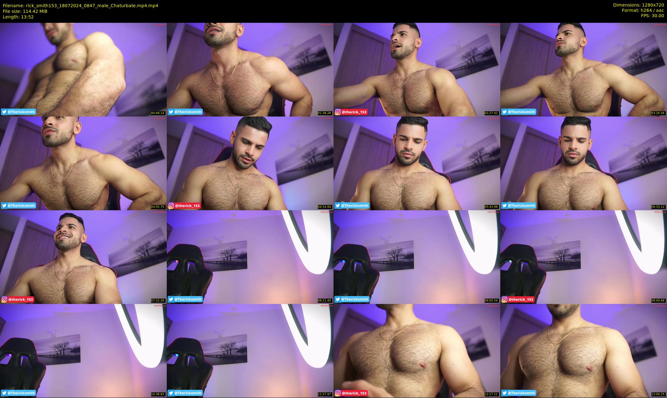 rick_smith153 — 14 minute Chaturbate male cam show recording, 720p, Jul 18, 2024