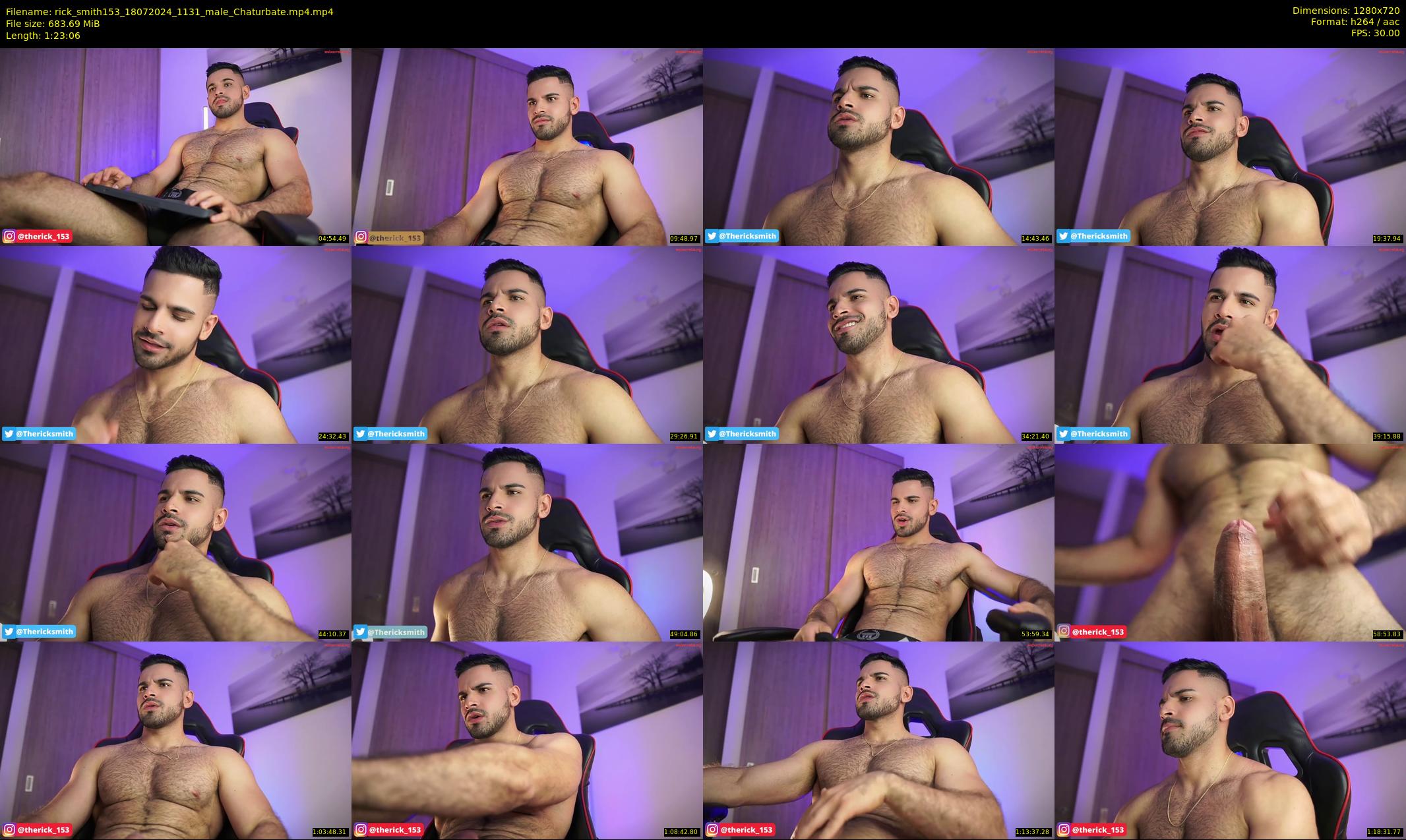 rick_smith153 — 84 minute Chaturbate male cam show recording, 720p, Jul 18, 2024