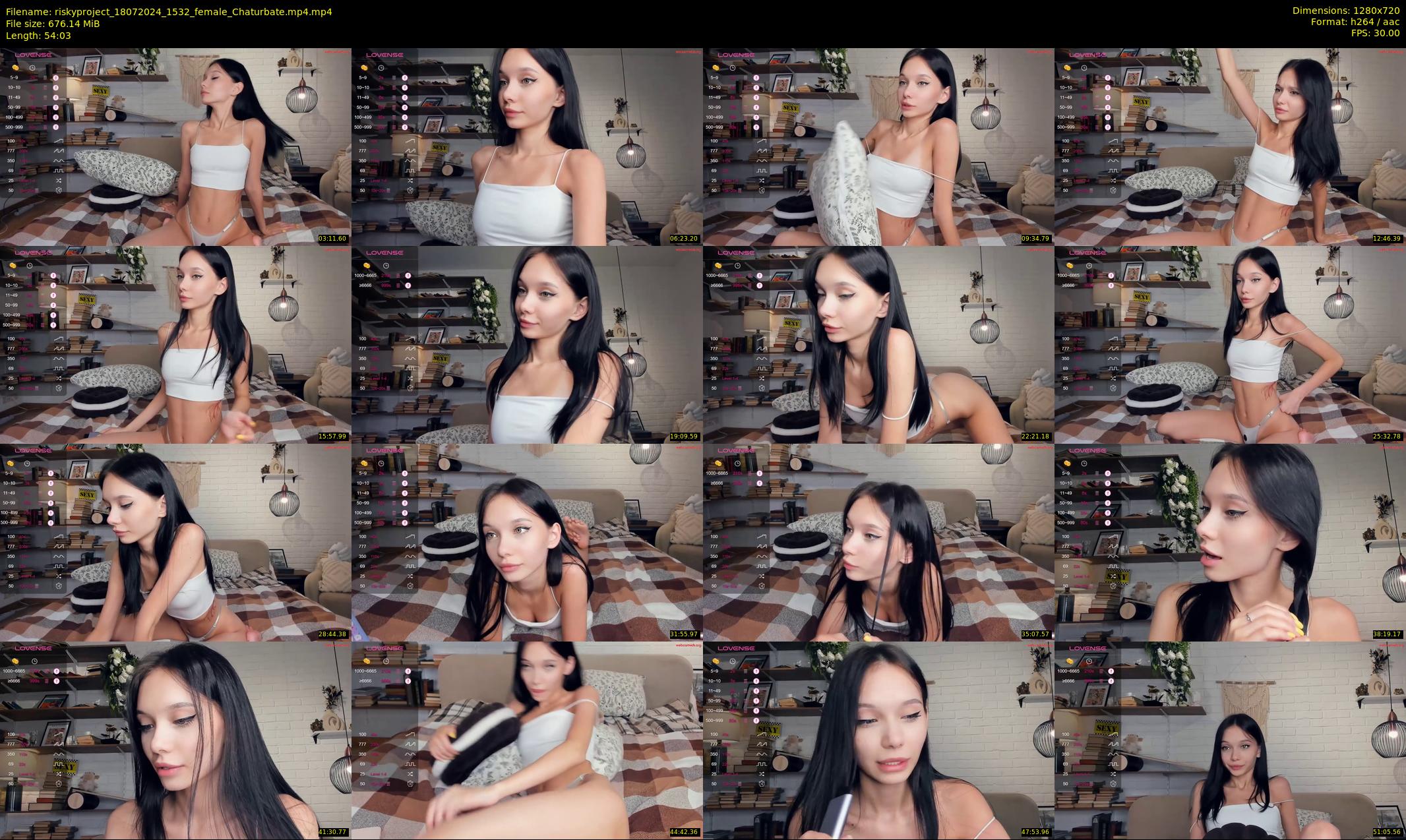 riskyproject — 55 minute Chaturbate couple cam show recording, 720p, Jul 18, 2024