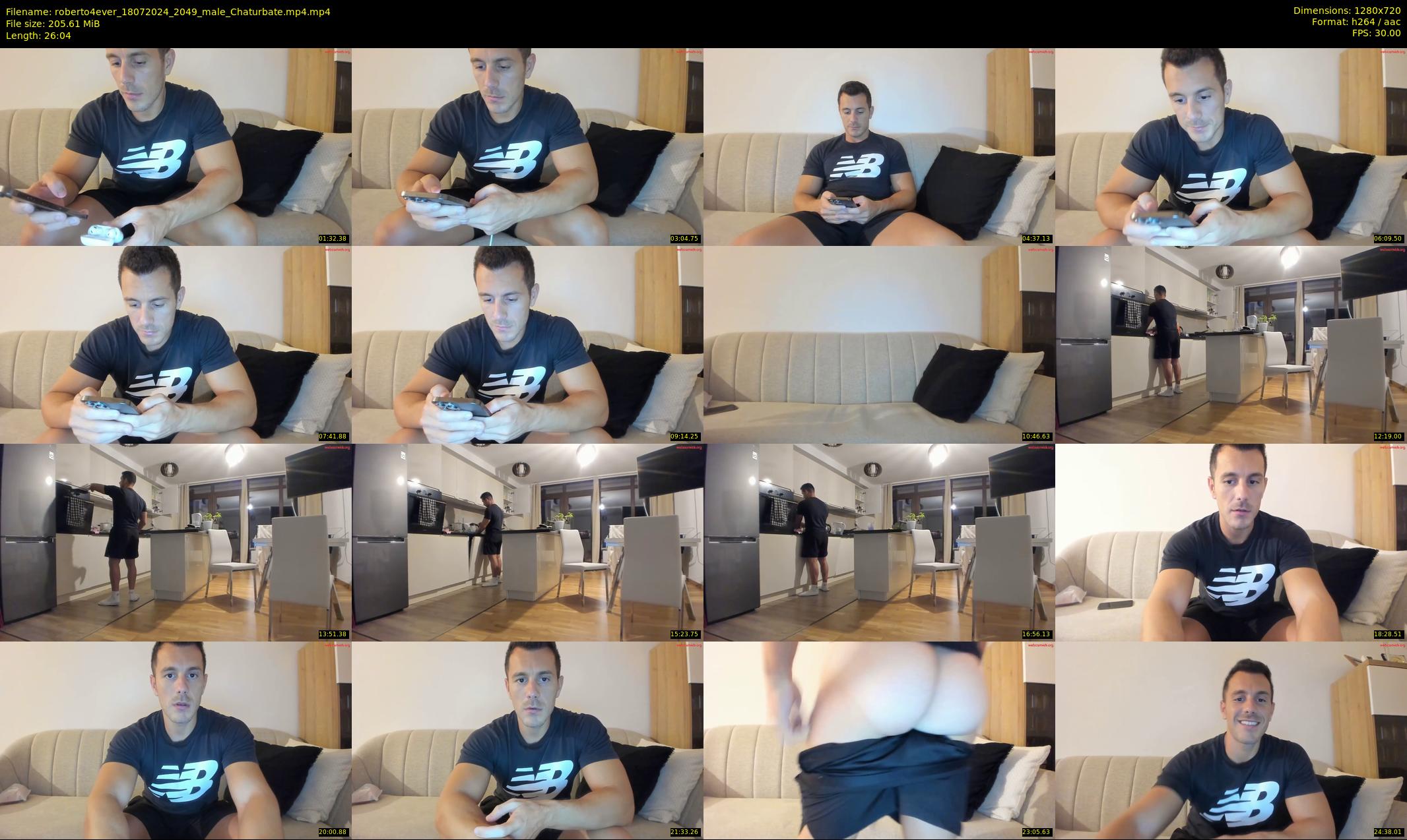 roberto4ever — 27 minute Chaturbate male cam show recording, 720p, Jul 18, 2024
