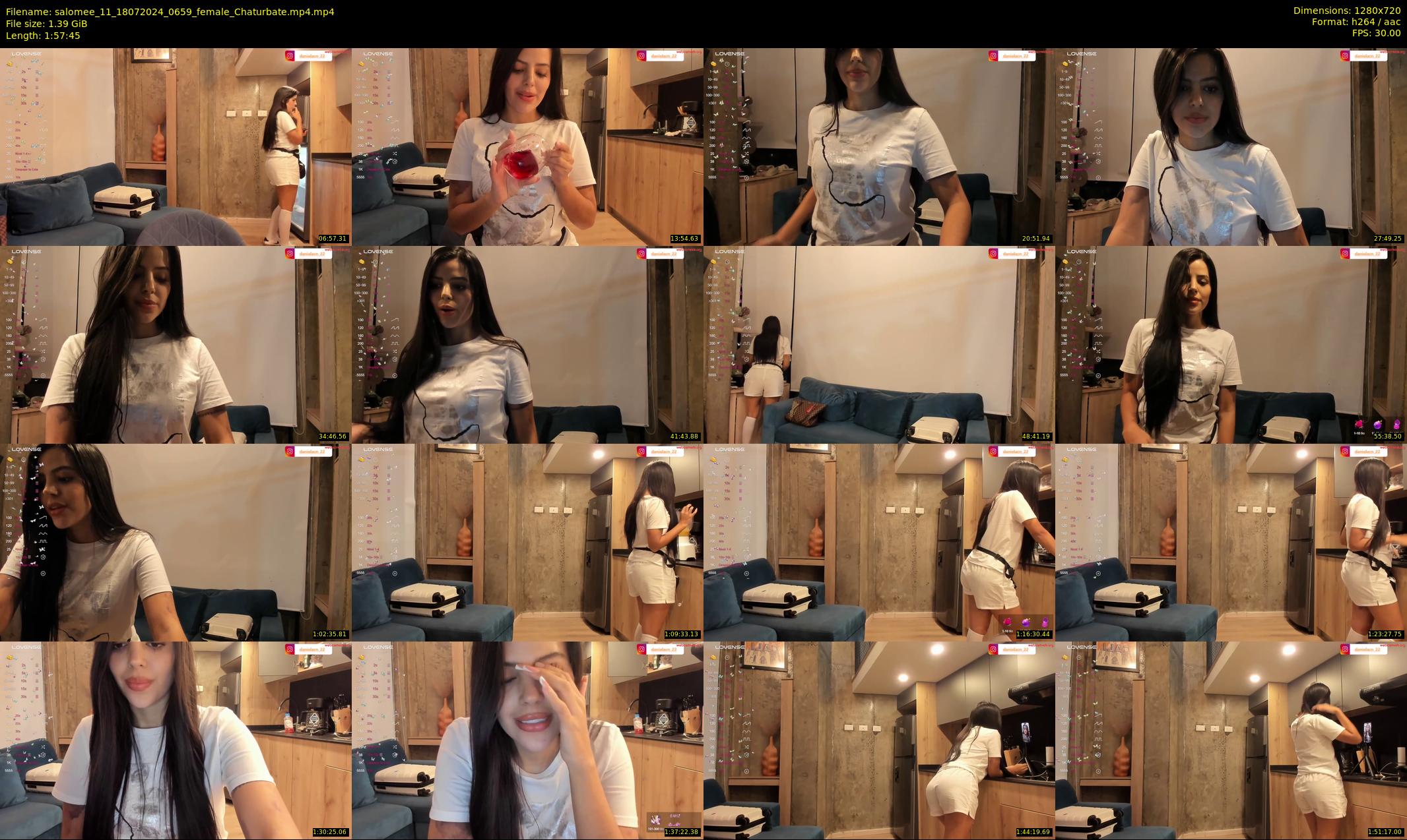 salomee_11 — 118 minute Chaturbate female cam show recording, 720p, Jul 18, 2024