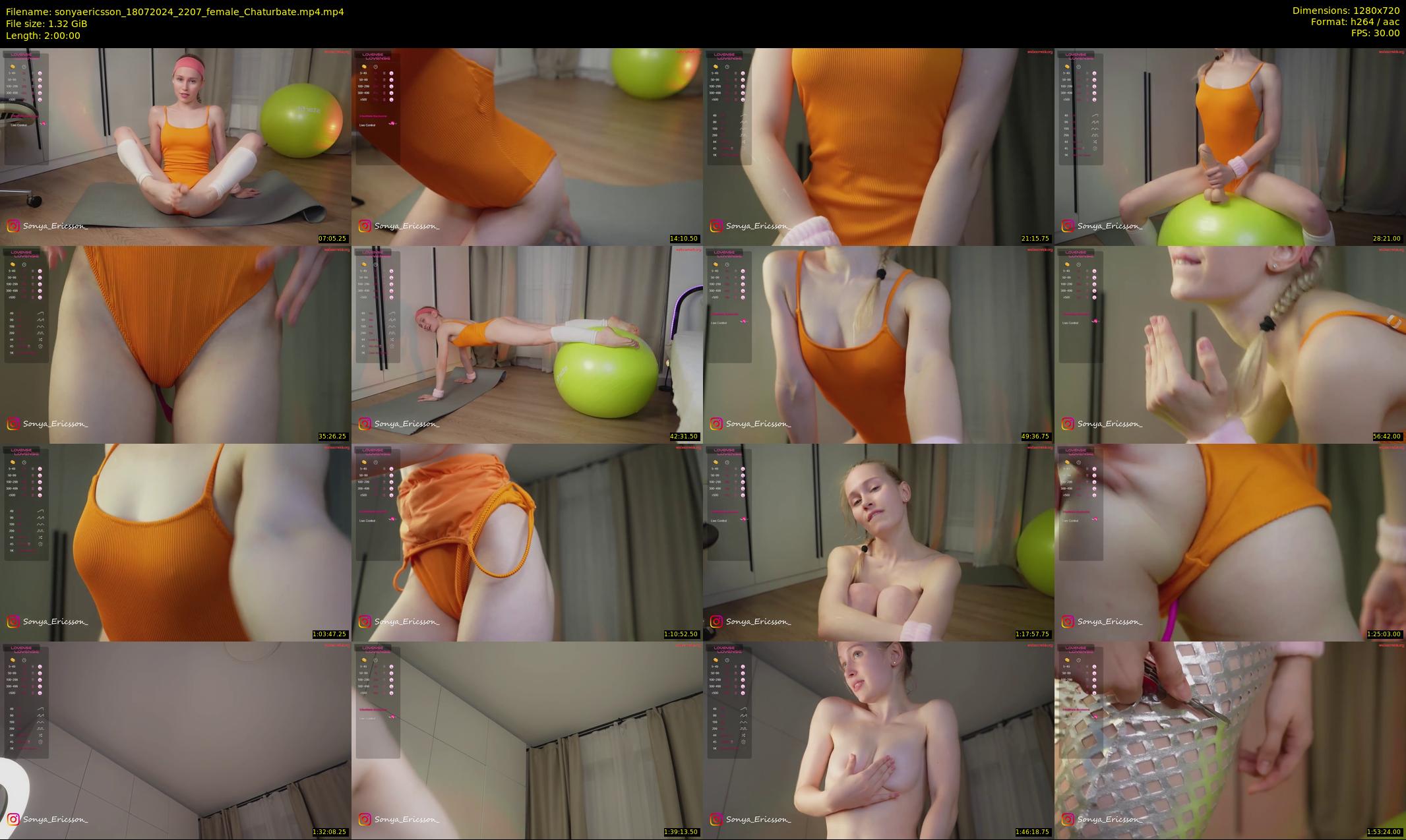 sonyaericsson — 120 minute Chaturbate female cam show recording, 720p, Jul 18, 2024