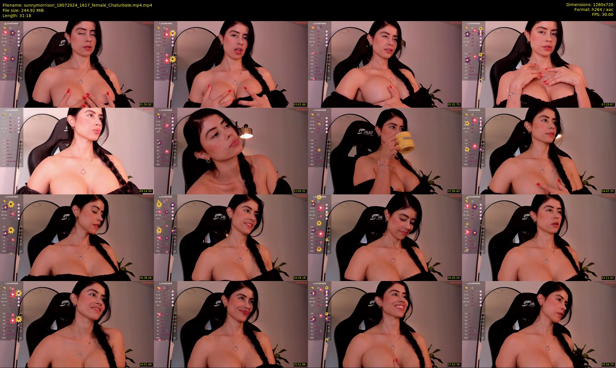 sunnymorrison — 32 minute Chaturbate female cam show recording, 720p, Jul 18, 2024