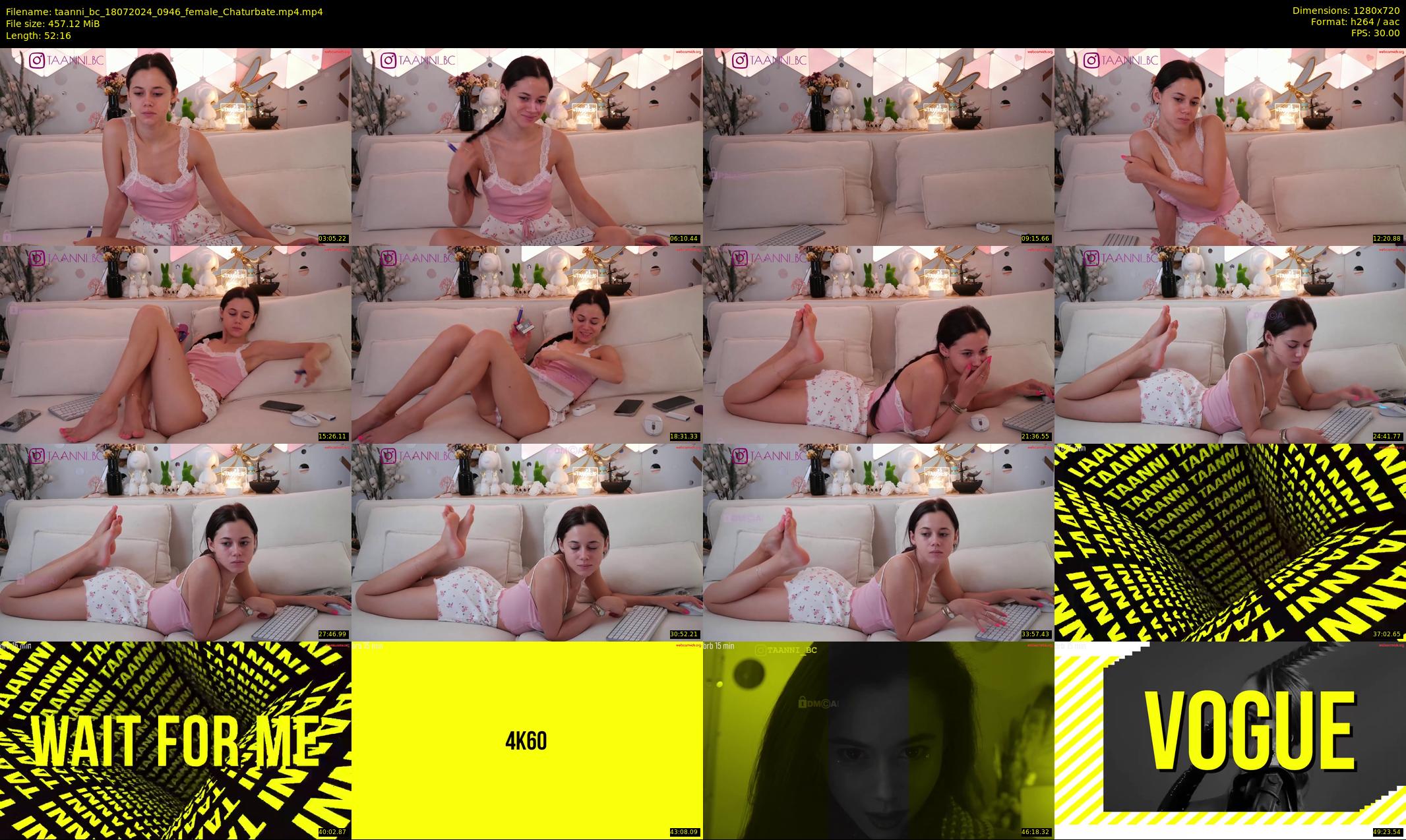 taanni_bc — 53 minute Chaturbate female cam show recording, 720p, Jul 18, 2024