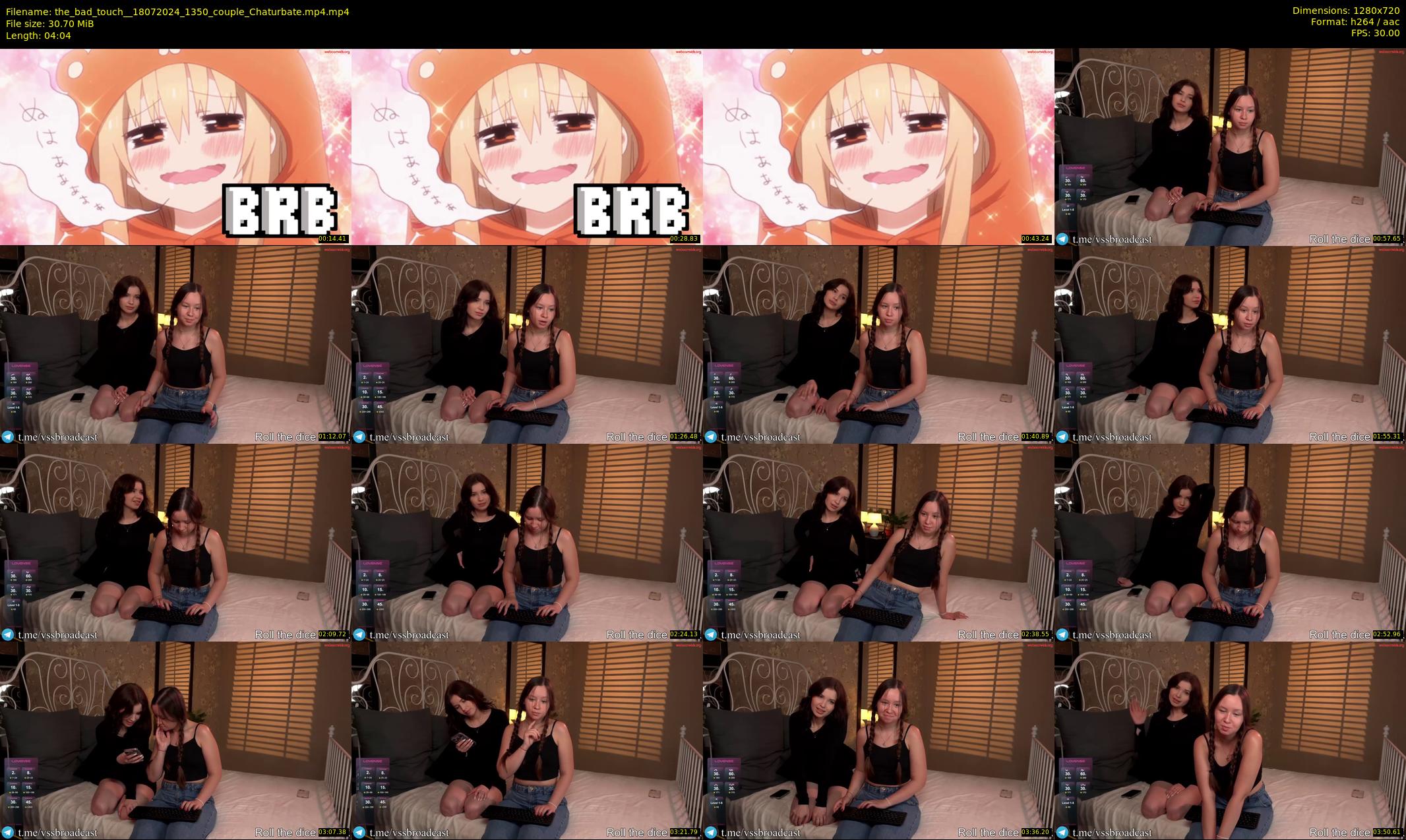 the_bad_touch_ — 5 minute Chaturbate couple cam show recording, 720p, Jul 18, 2024