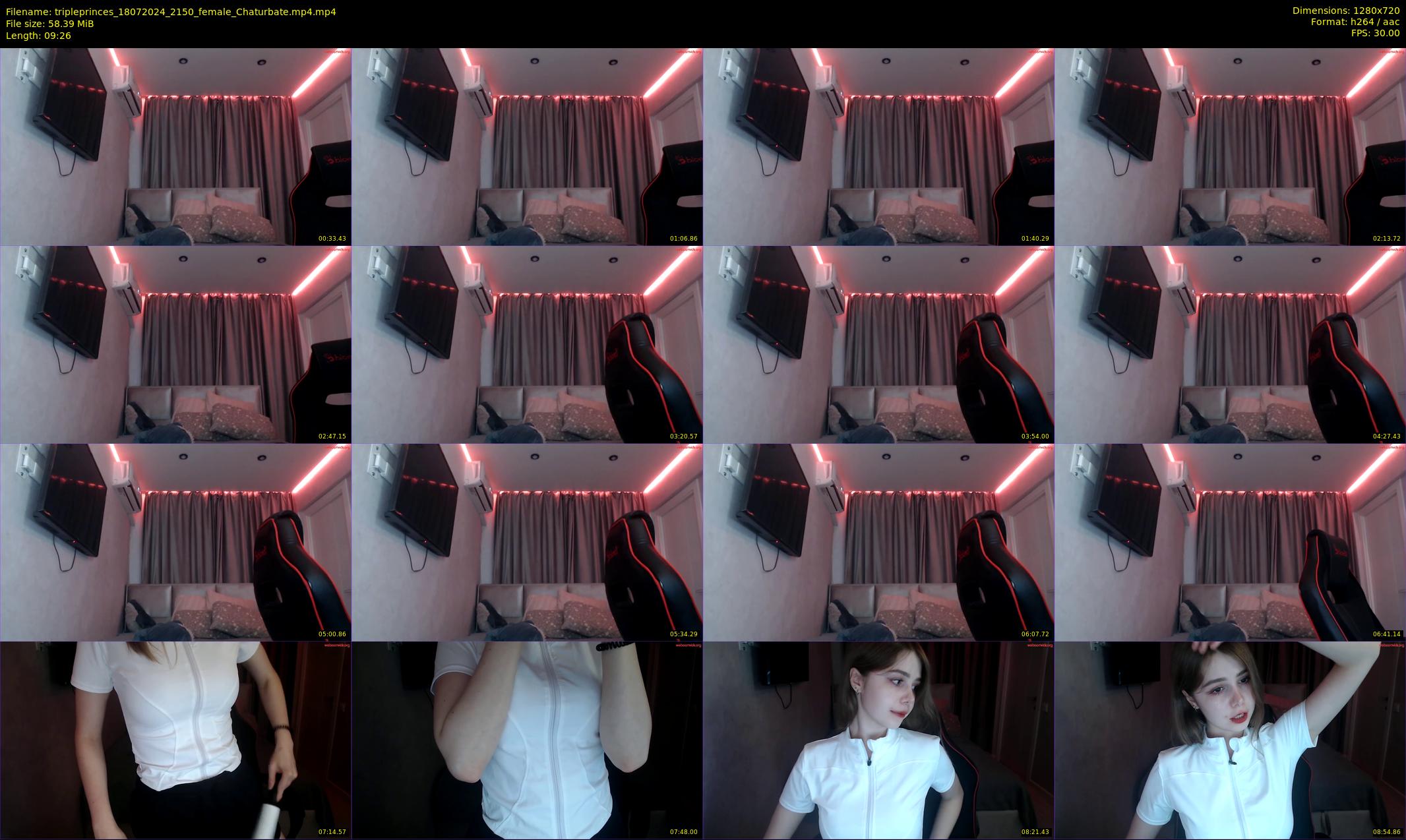 tripleprinces — 10 minute Chaturbate female cam show recording, 720p, Jul 18, 2024