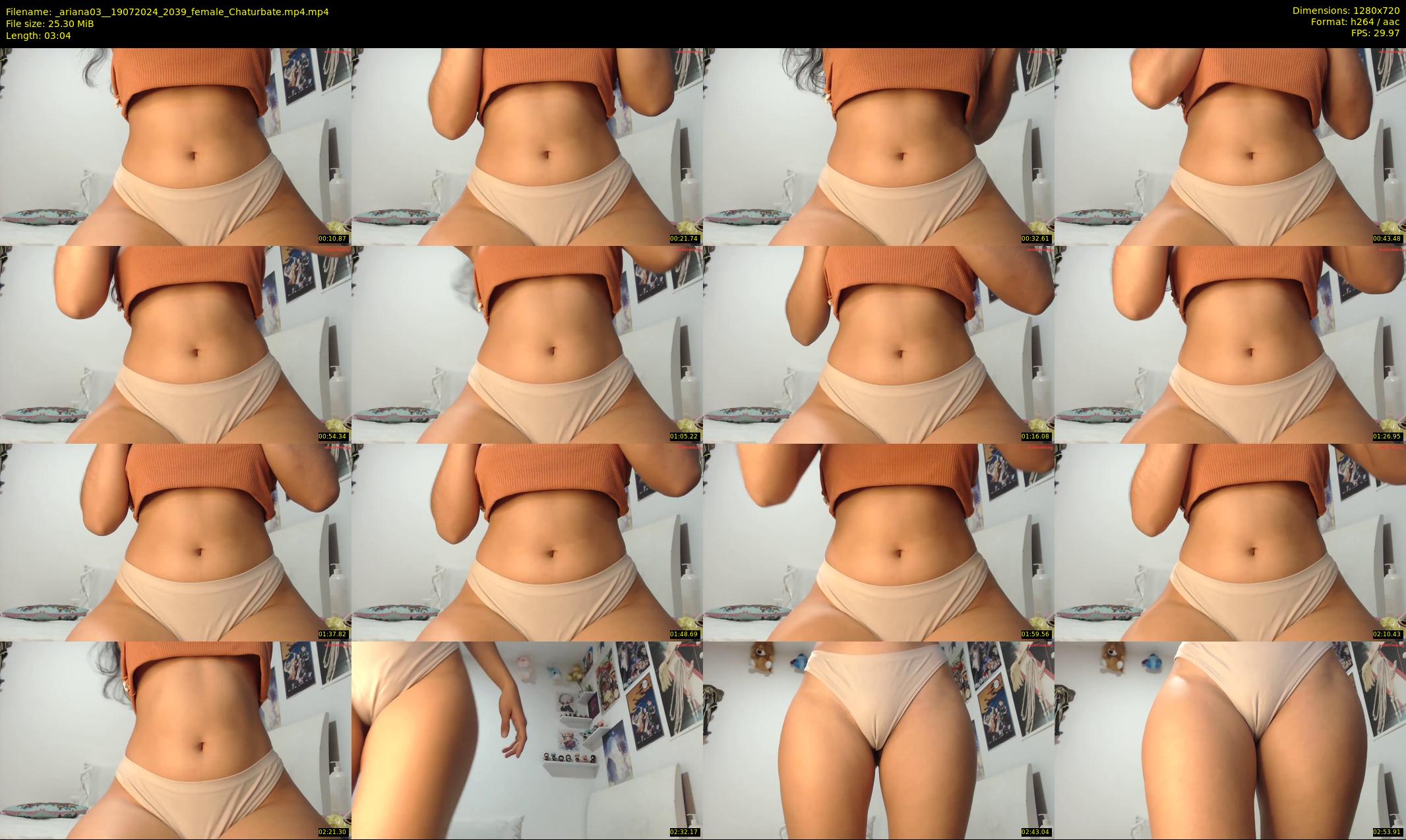 _ariana03_ — 4 minute Chaturbate female cam show recording, 720p, Jul 19, 2024