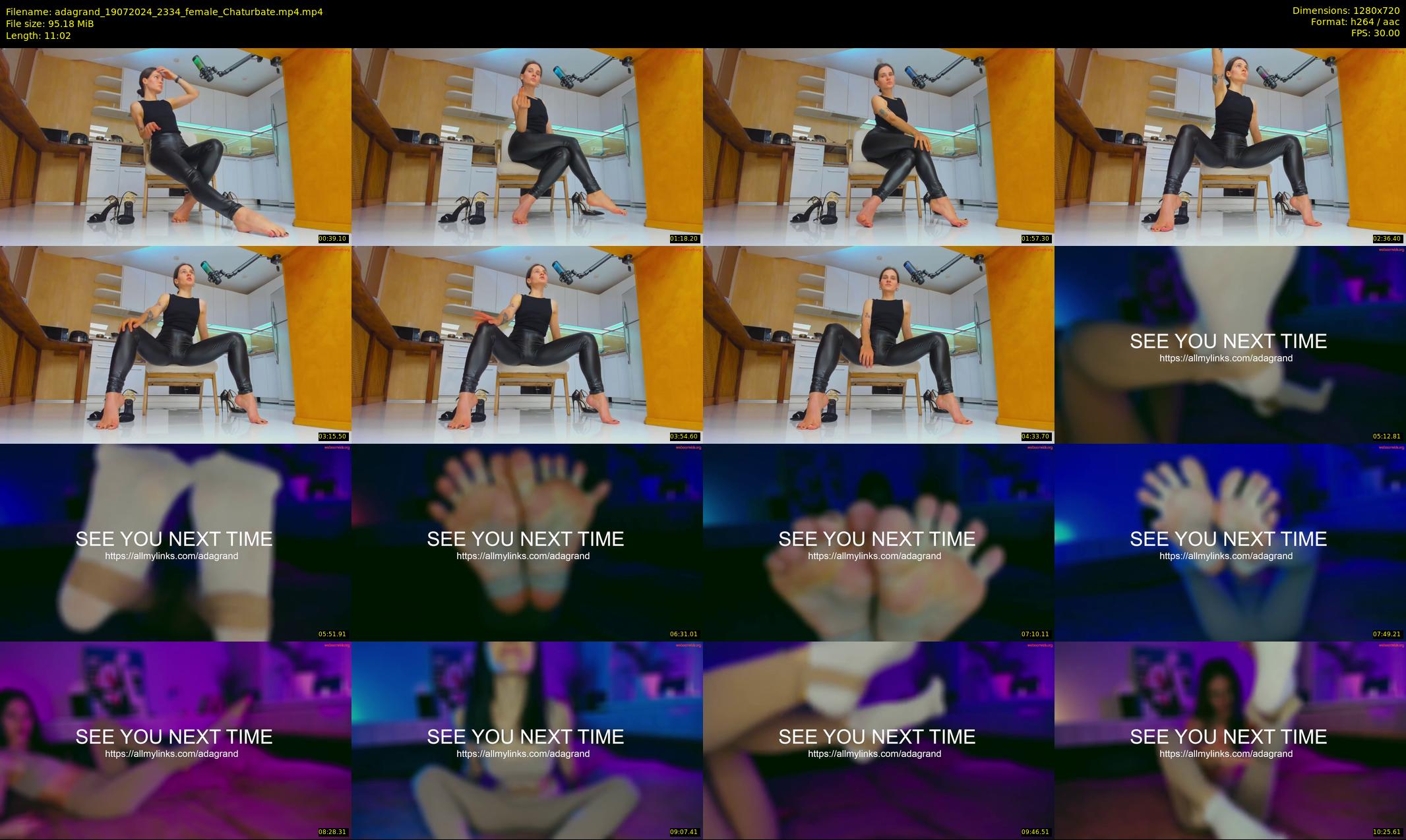 adagrand — 12 minute Chaturbate female cam show recording, 720p, Jul 19, 2024