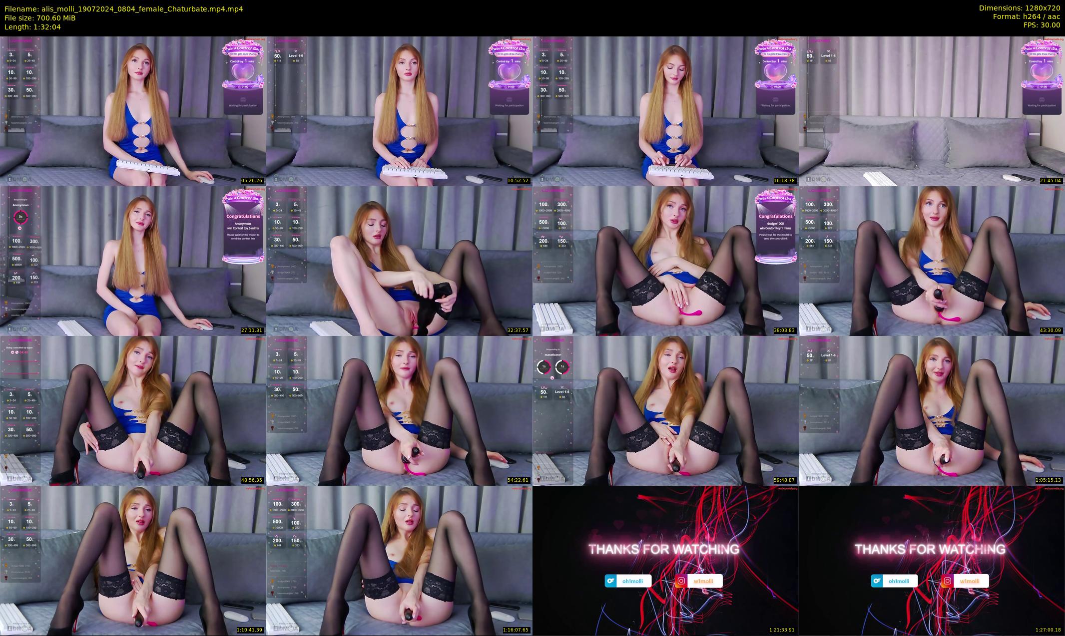 alis_molli — 93 minute Chaturbate female cam show recording, 720p, Jul 19, 2024