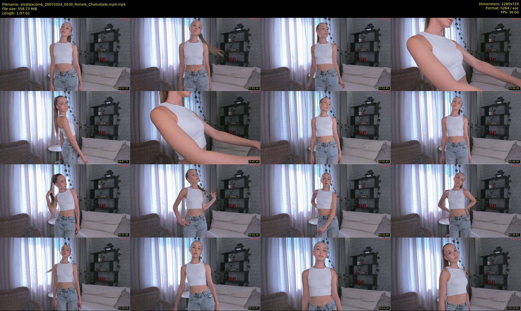 alodiaacomb — 68 minute Chaturbate female cam show recording, 720p, Jul 20, 2024