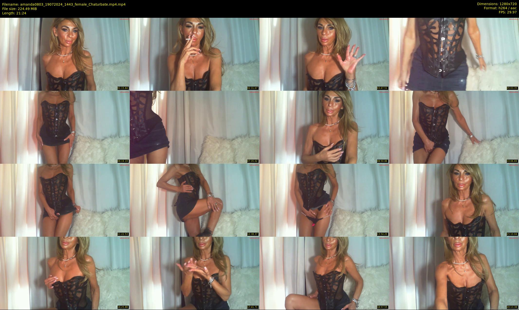 amanda0803 — 22 minute Chaturbate female cam show recording, 720p, Jul 19, 2024