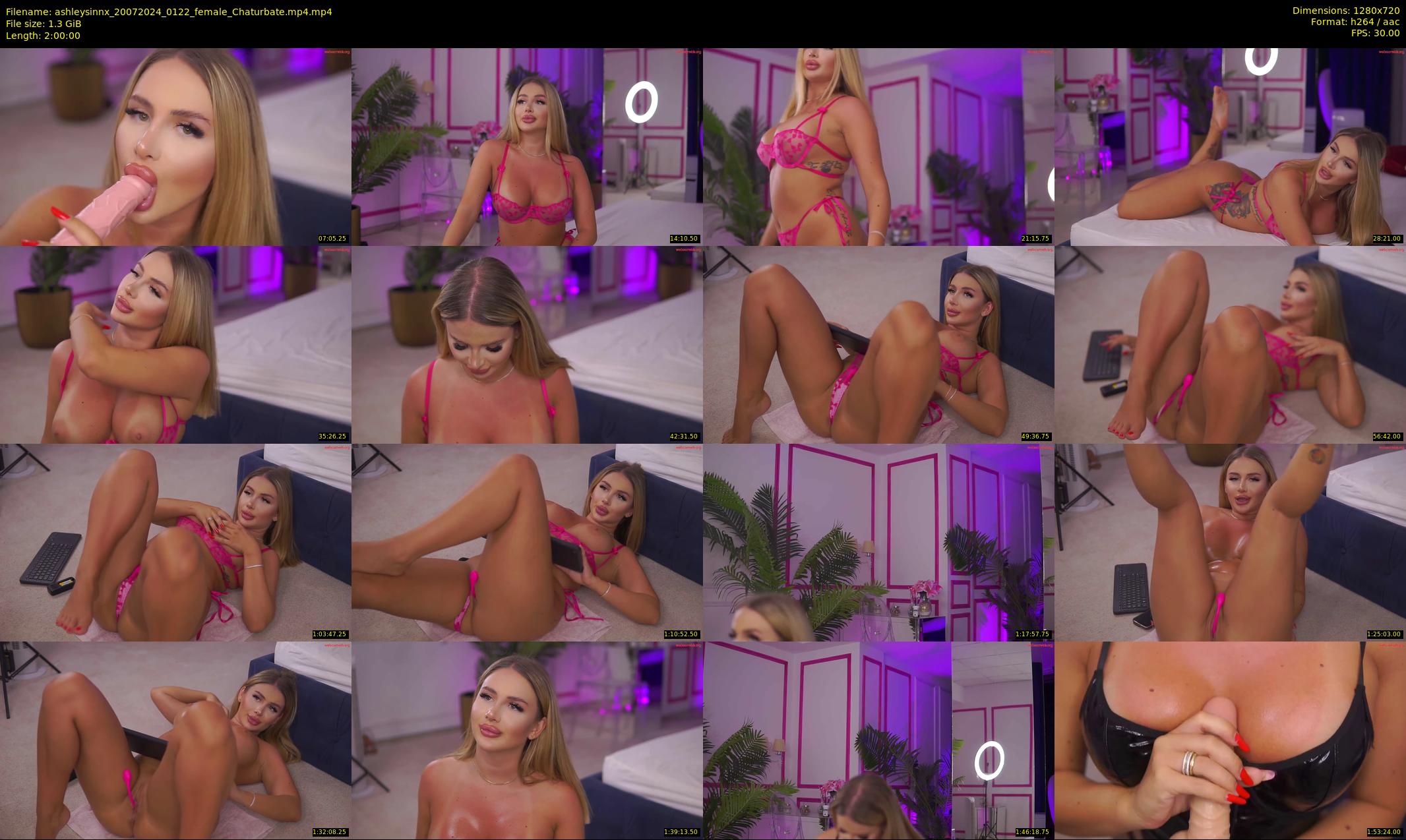 ashleysinnx — 120 minute Chaturbate female cam show recording, 720p, Jul 20, 2024