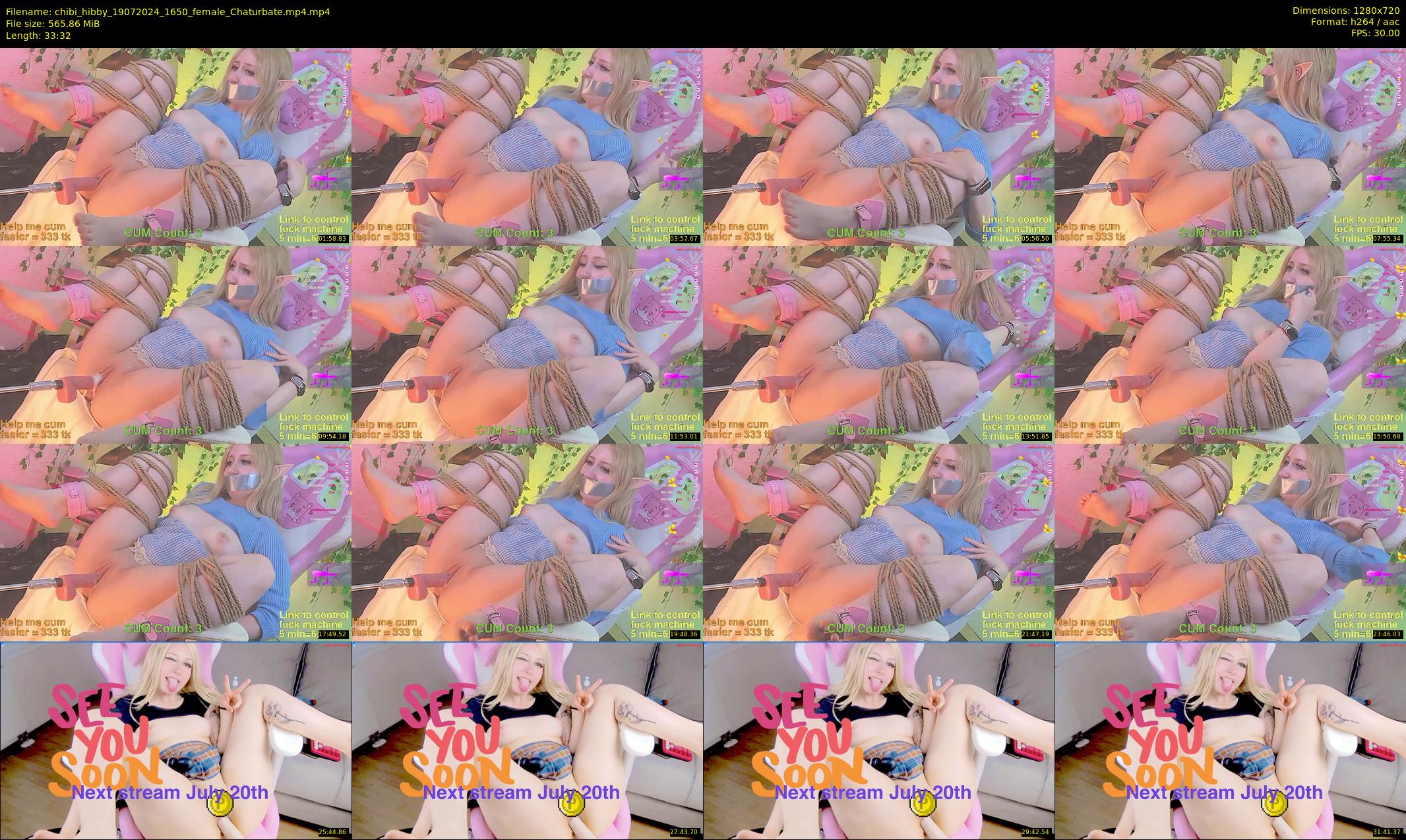chibi_hibby — 34 minute Chaturbate female cam show recording, 720p, Jul 19, 2024
