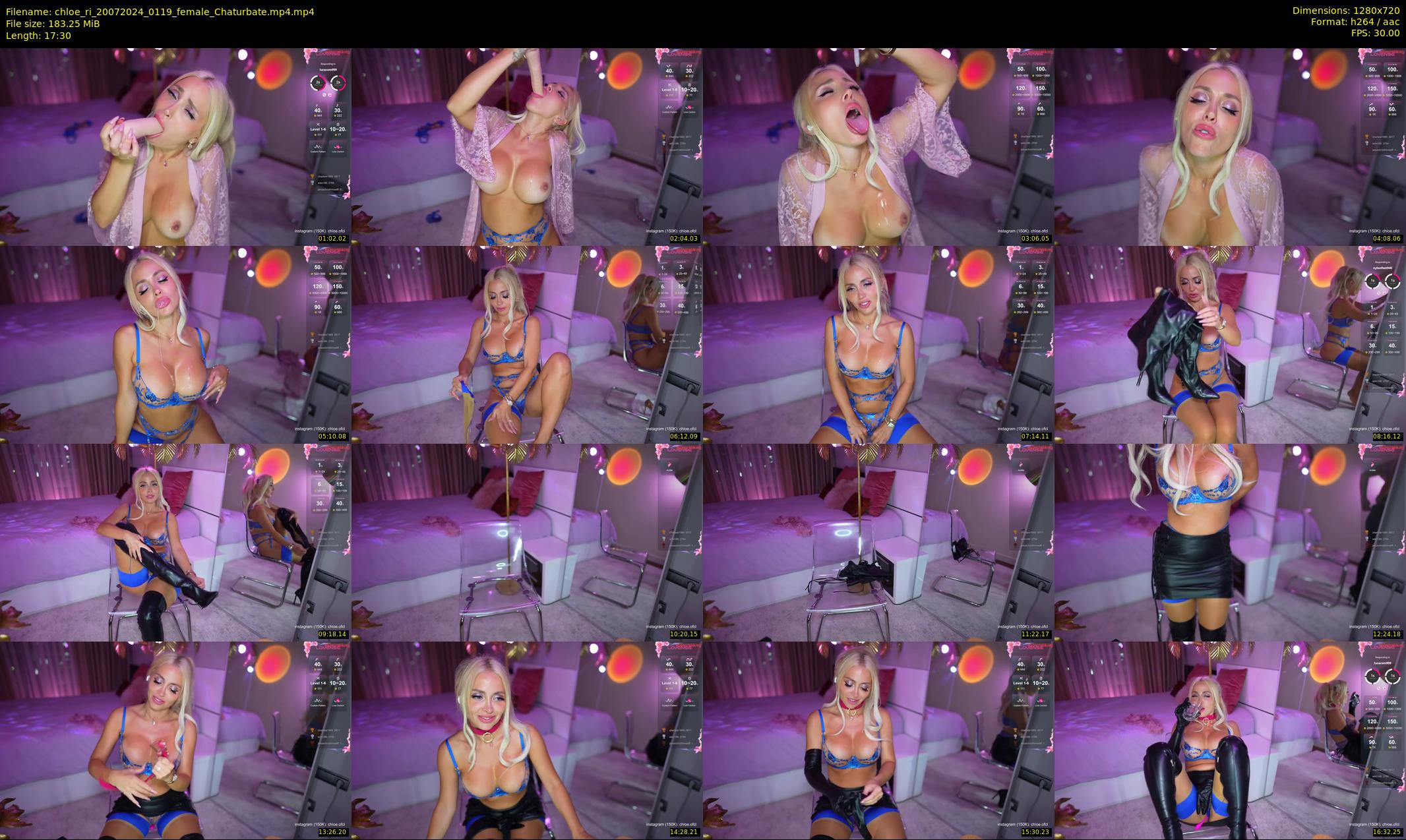 chloe_ri — 18 minute Chaturbate female cam show recording, 720p, Jul 20, 2024