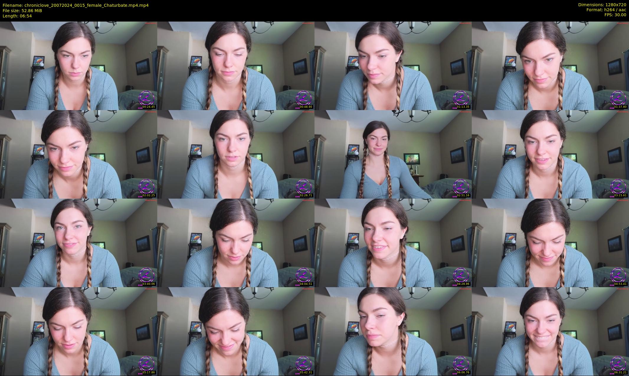 chroniclove — 7 minute Chaturbate female cam show recording, 720p, Jul 20, 2024