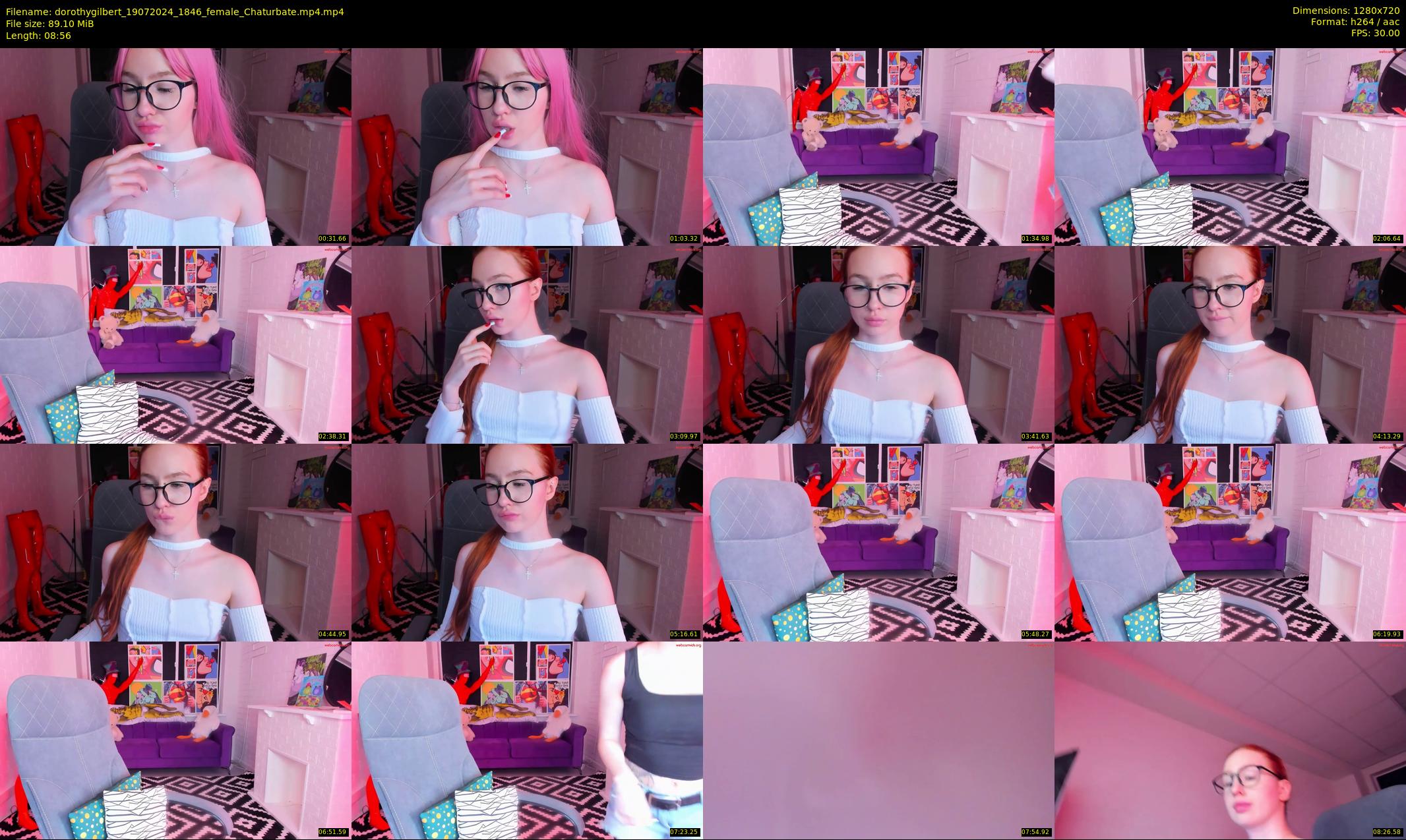 dorothygilbert — 9 minute Chaturbate female cam show recording, 720p, Jul 19, 2024