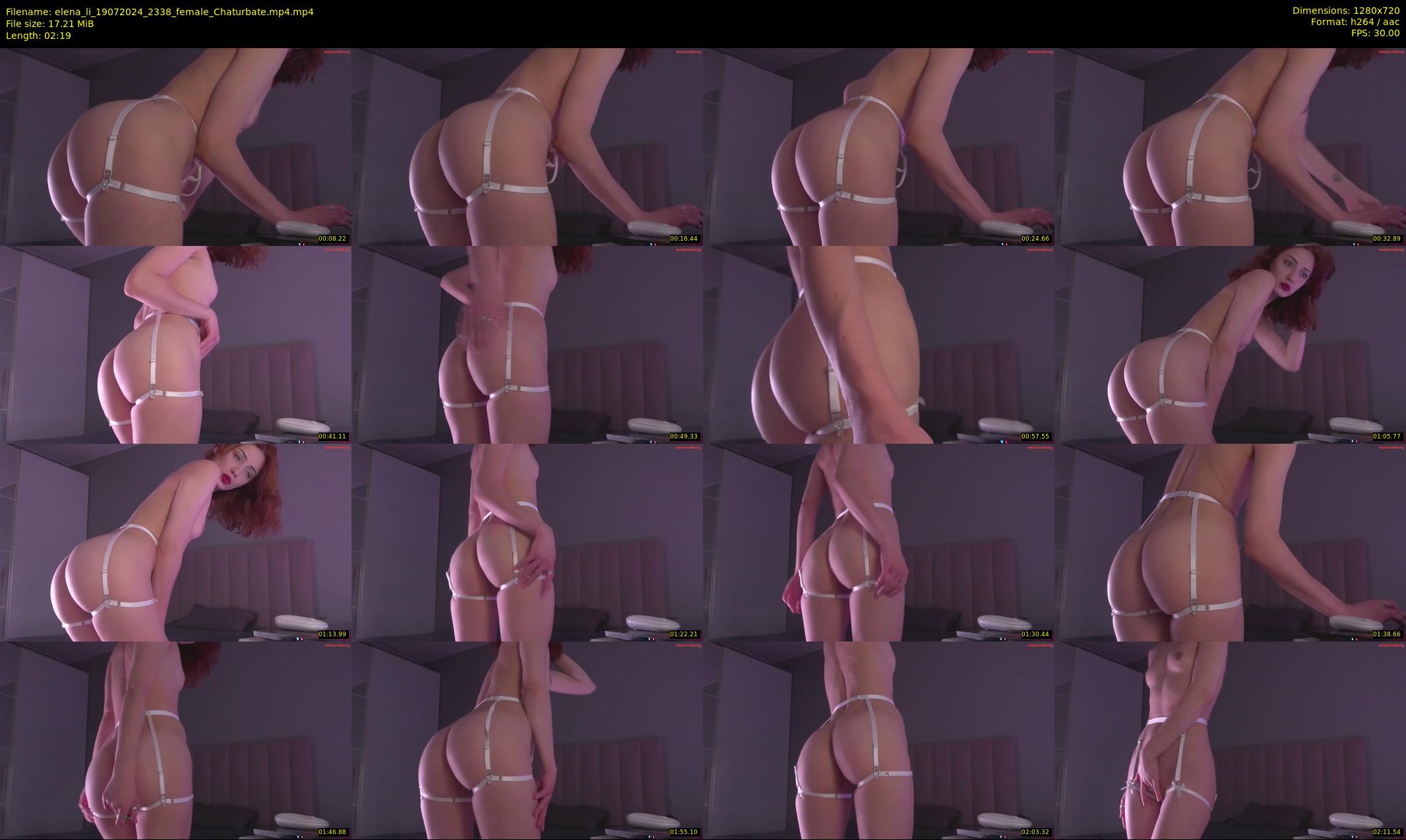 elena_li — 3 minute Chaturbate female cam show recording, 720p, Jul 19, 2024