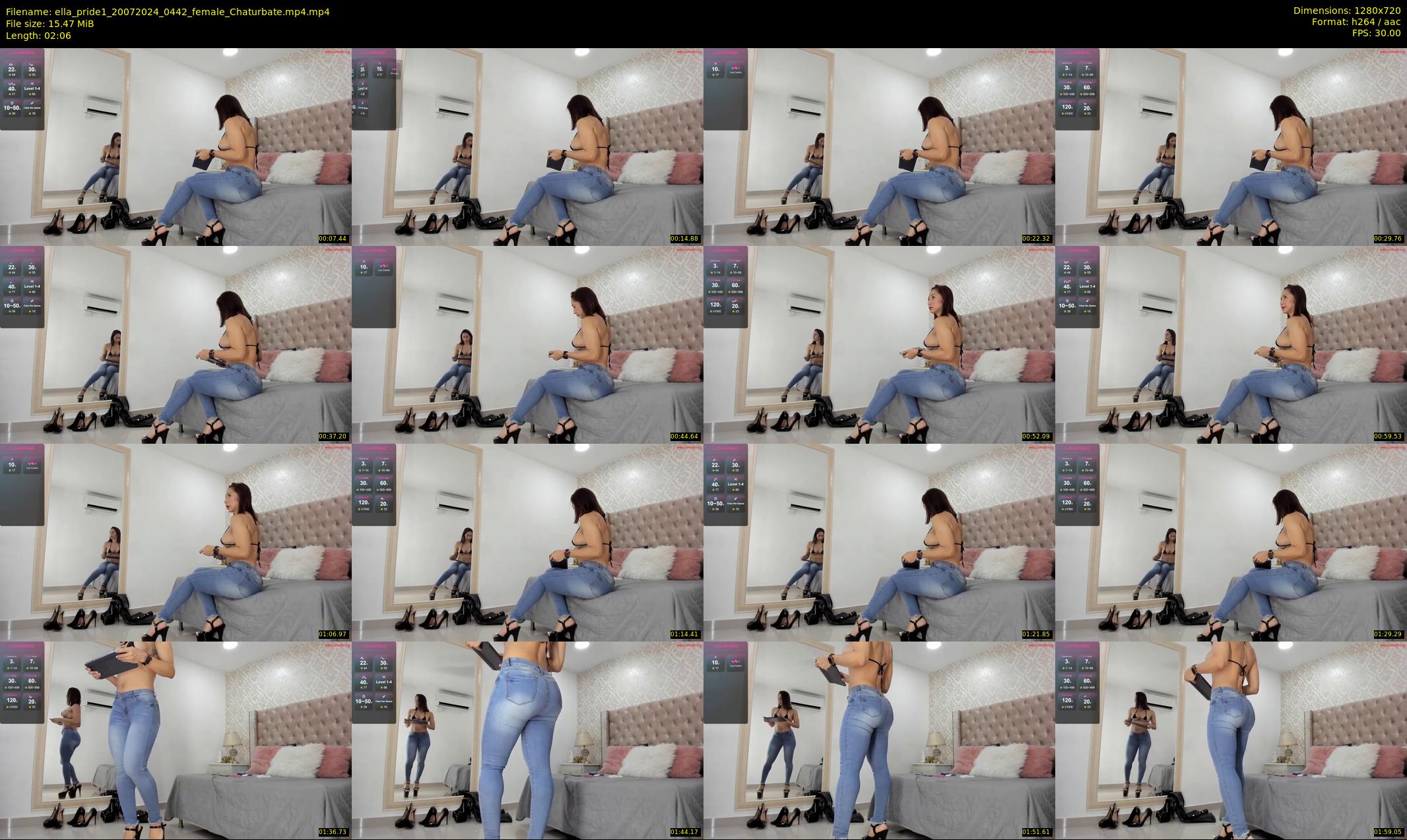 ella_pride1 — 3 minute Chaturbate female cam show recording, 720p, Jul 20, 2024