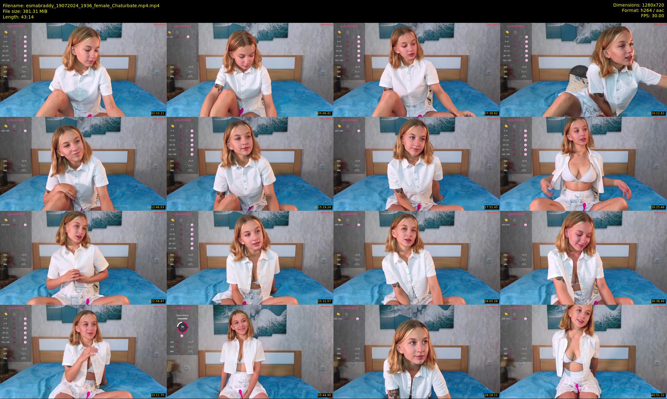 esmabraddy — 44 minute Chaturbate female cam show recording, 720p, Jul 19, 2024