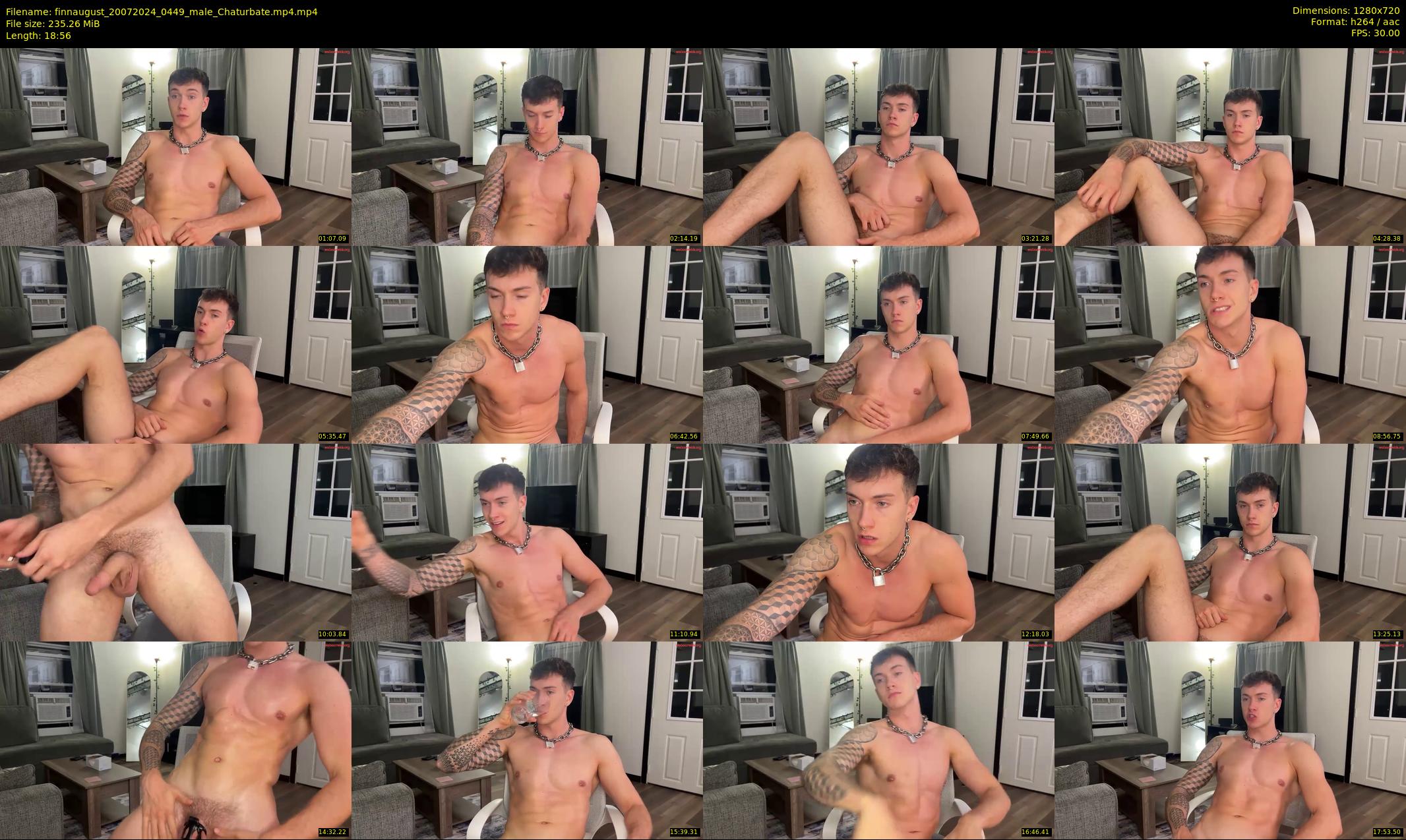 finnaugust — 19 minute Chaturbate male cam show recording, 720p, Jul 20, 2024