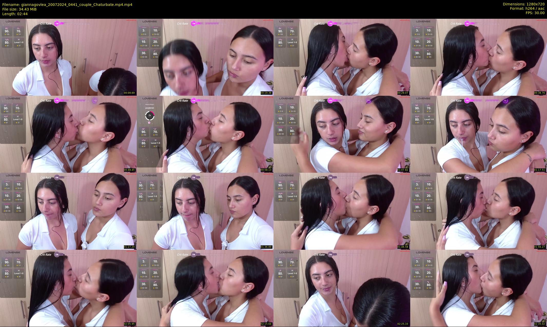 giannagovlea — 3 minute Chaturbate couple cam show recording, 720p, Jul 20, 2024