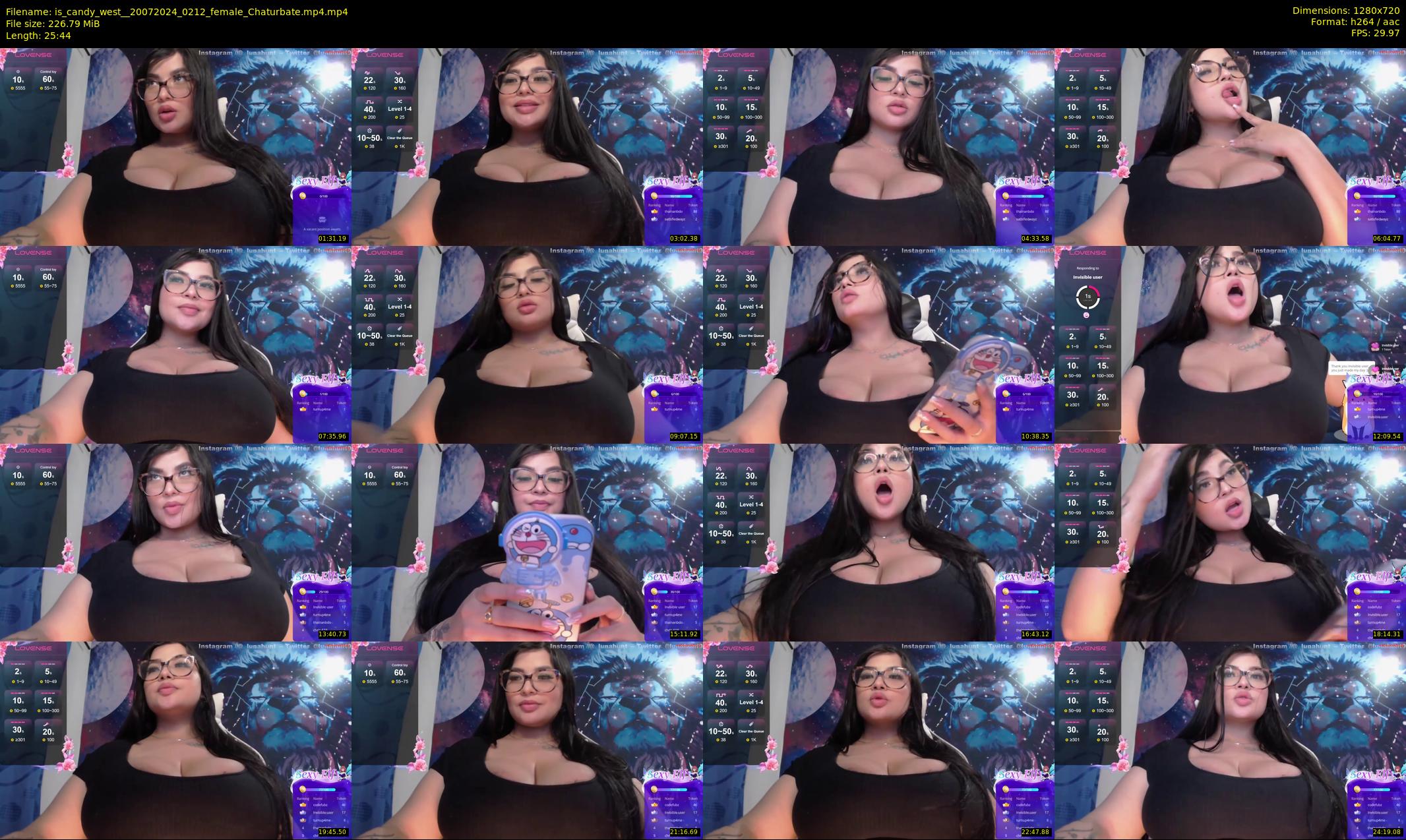 is_candy_west_ — 26 minute Chaturbate female cam show recording, 720p, Jul 20, 2024