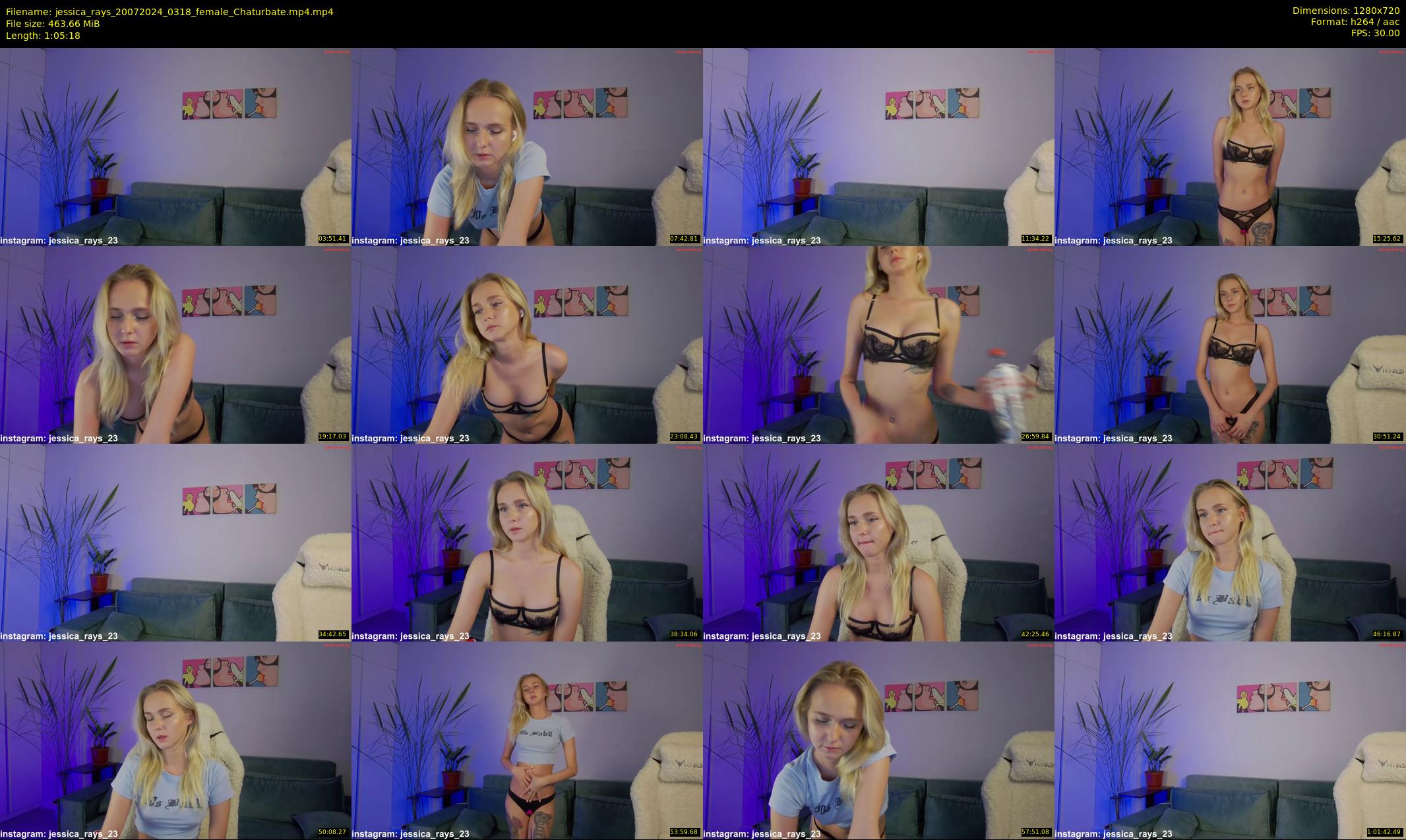 jessica_rays — 66 minute Chaturbate couple cam show recording, 720p, Jul 20, 2024