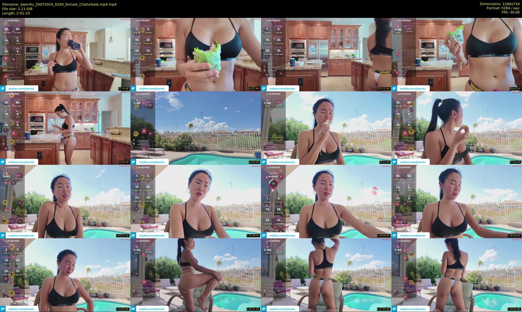 jiwon4u — 122 minute Chaturbate female cam show recording, 720p, Jul 20, 2024