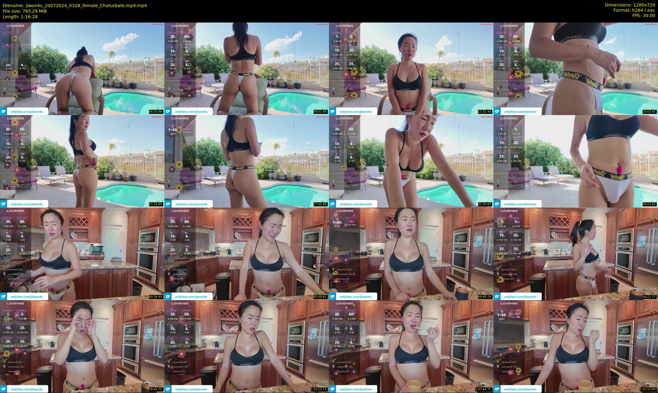 jiwon4u — 77 minute Chaturbate female cam show recording, 720p, Jul 20, 2024