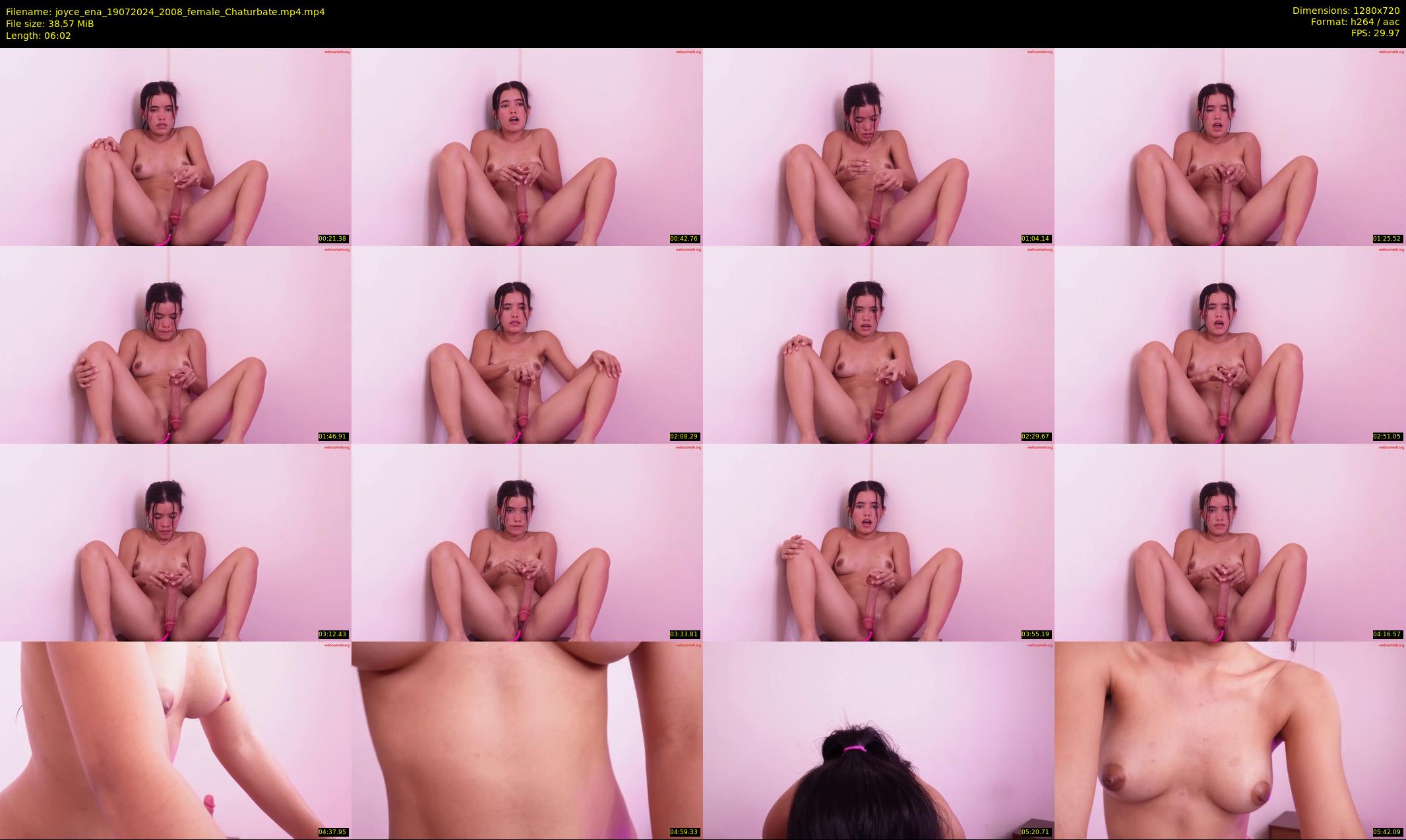 joyce_ena — 7 minute Chaturbate female cam show recording, 720p, Jul 19, 2024