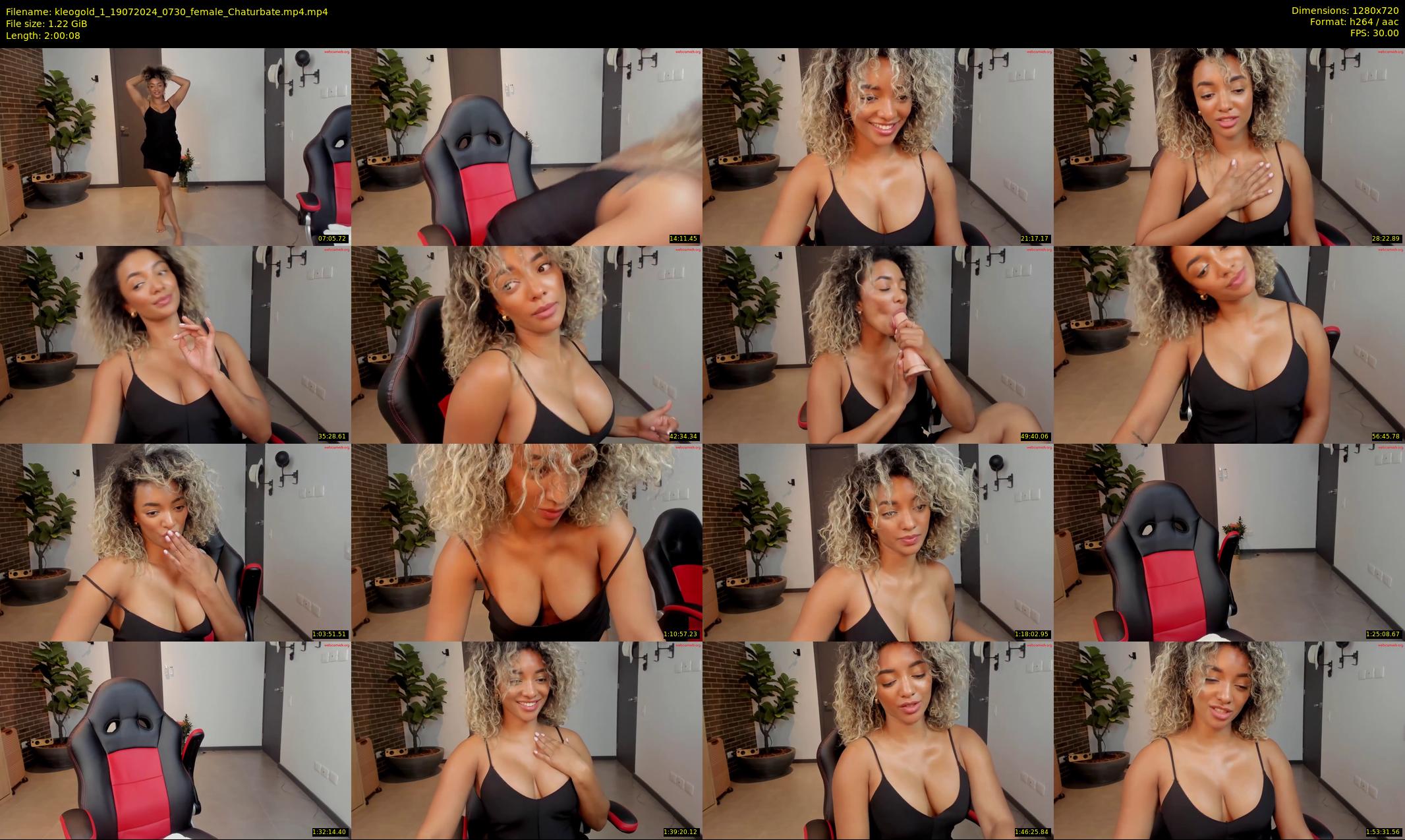 kleogold_1 — 121 minute Chaturbate female cam show recording, 720p, Jul 19, 2024