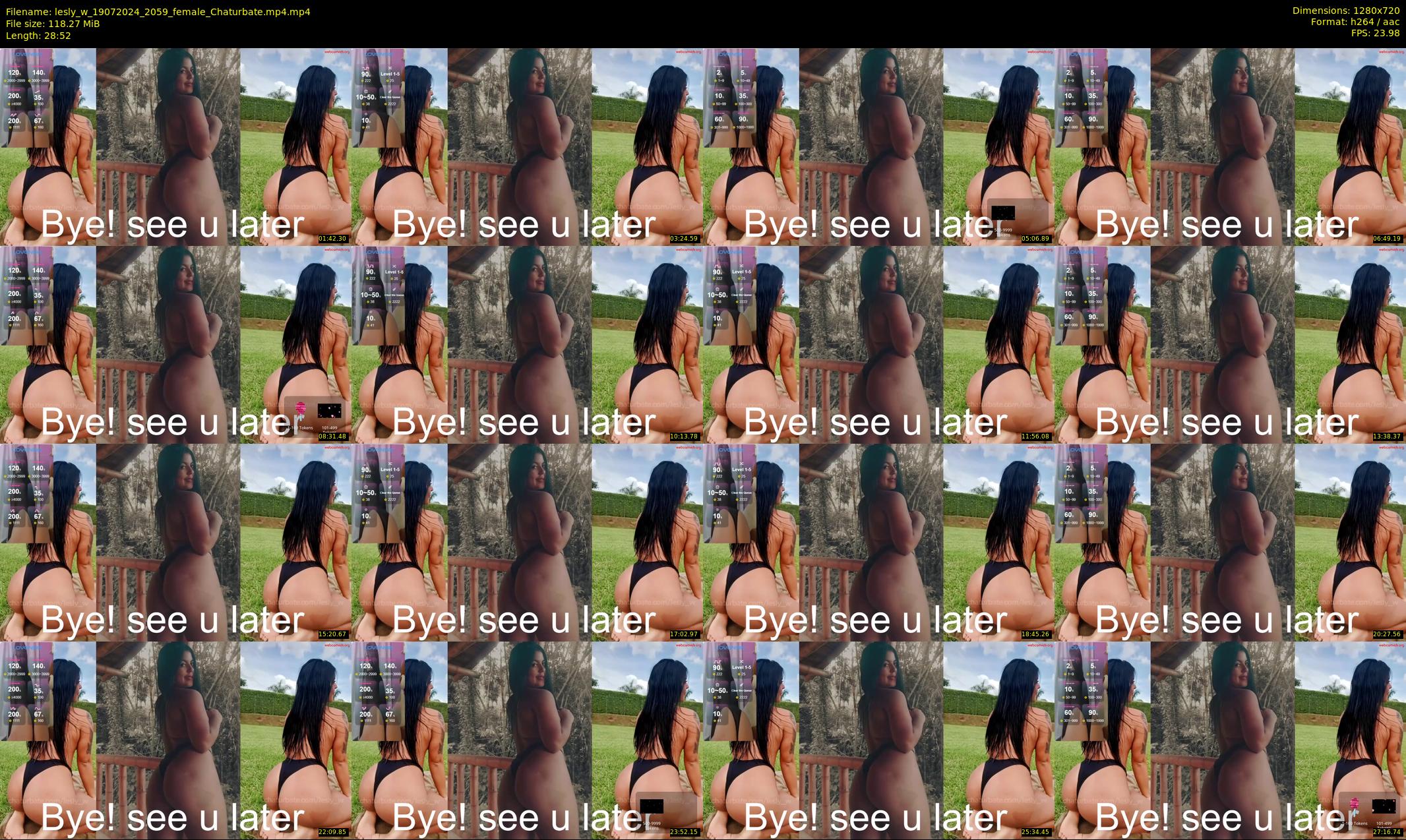 lesly_w — 29 minute Chaturbate female cam show recording, 720p, Jul 19, 2024