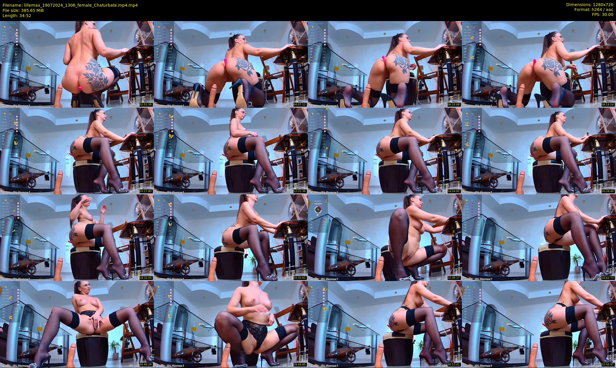 lillemax — 35 minute Chaturbate female cam show recording, 720p, Jul 19, 2024