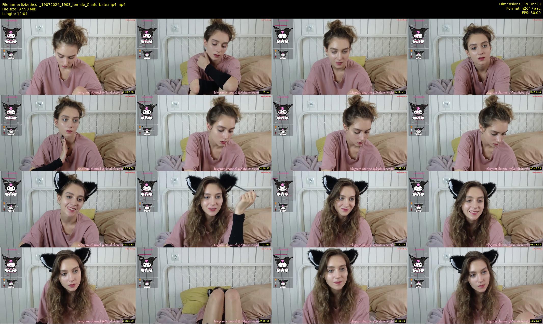 lizbethcoll — 13 minute Chaturbate female cam show recording, 720p, Jul 19, 2024