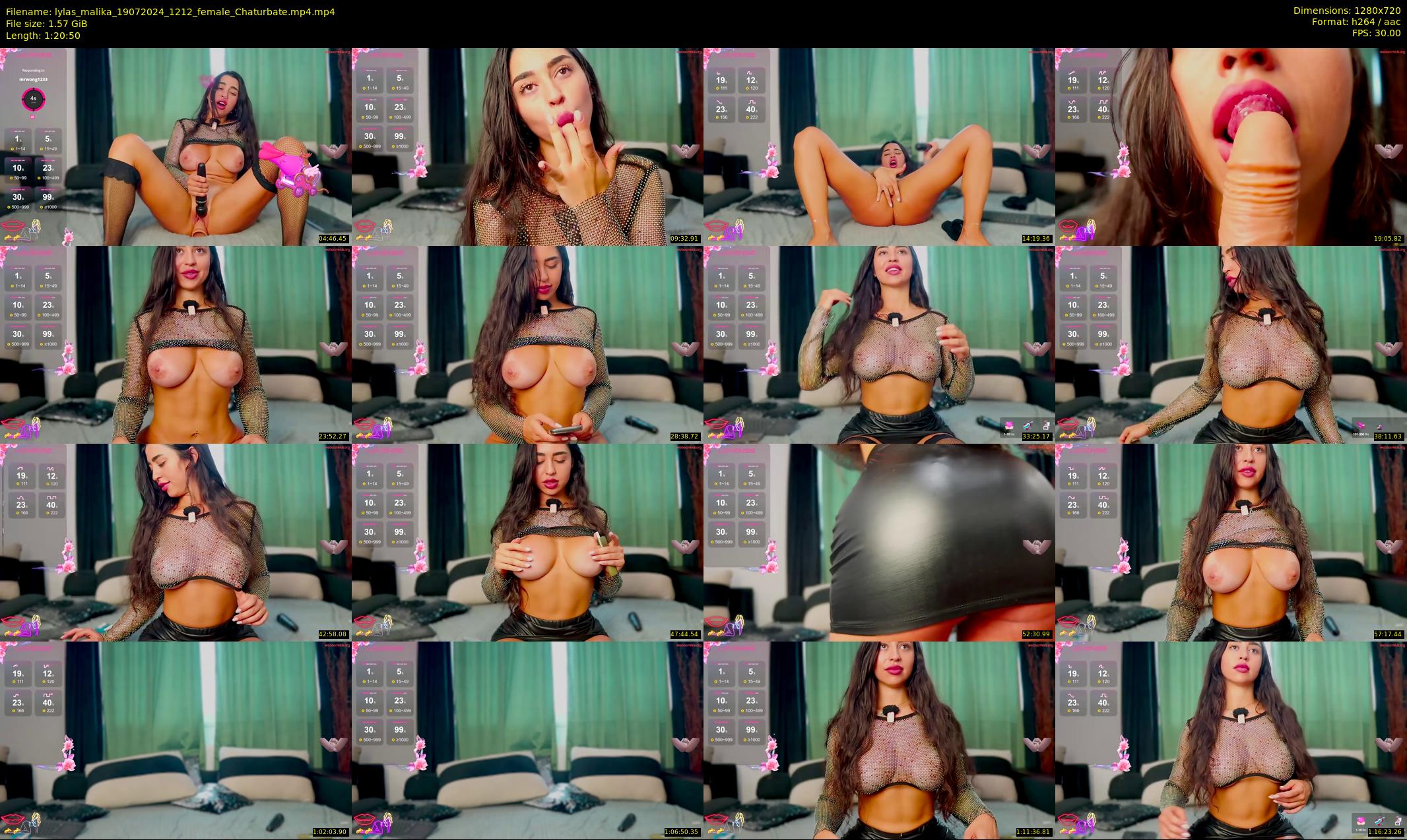 lylas_malika — 81 minute Chaturbate female cam show recording, 720p, Jul 19, 2024