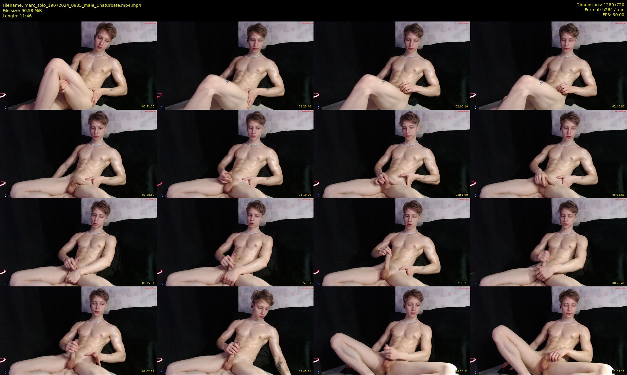 marc_solo — 12 minute Chaturbate male cam show recording, 720p, Jul 19, 2024